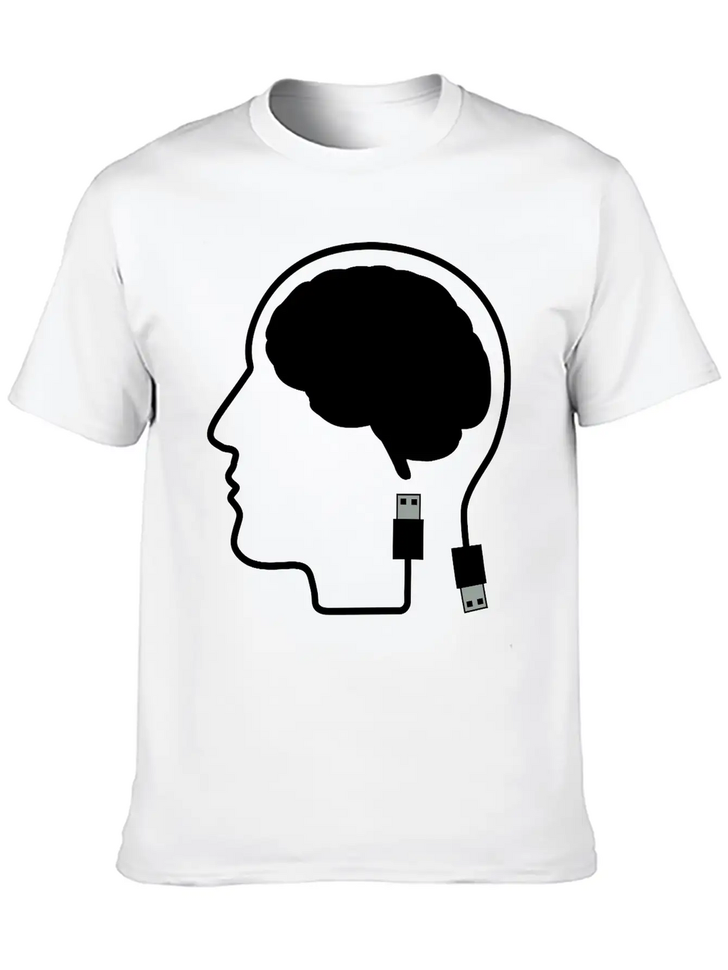 Plugged In Breathable Graphic T-Shirt – Perfect For Casual Days