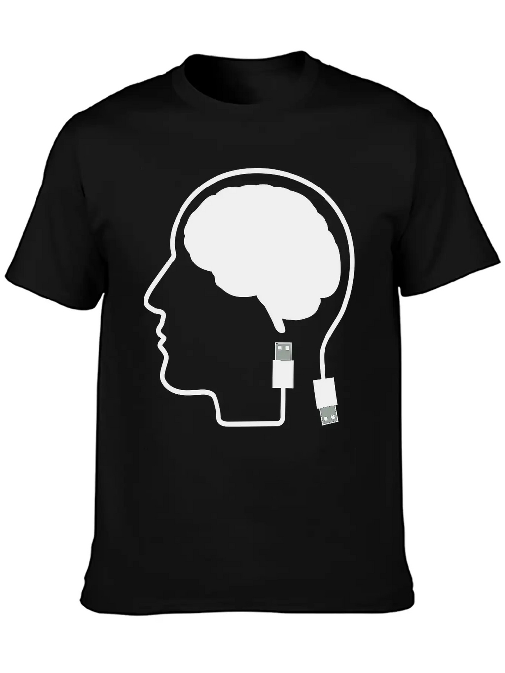 Plugged In Breathable Graphic T-Shirt – Perfect For Casual Days