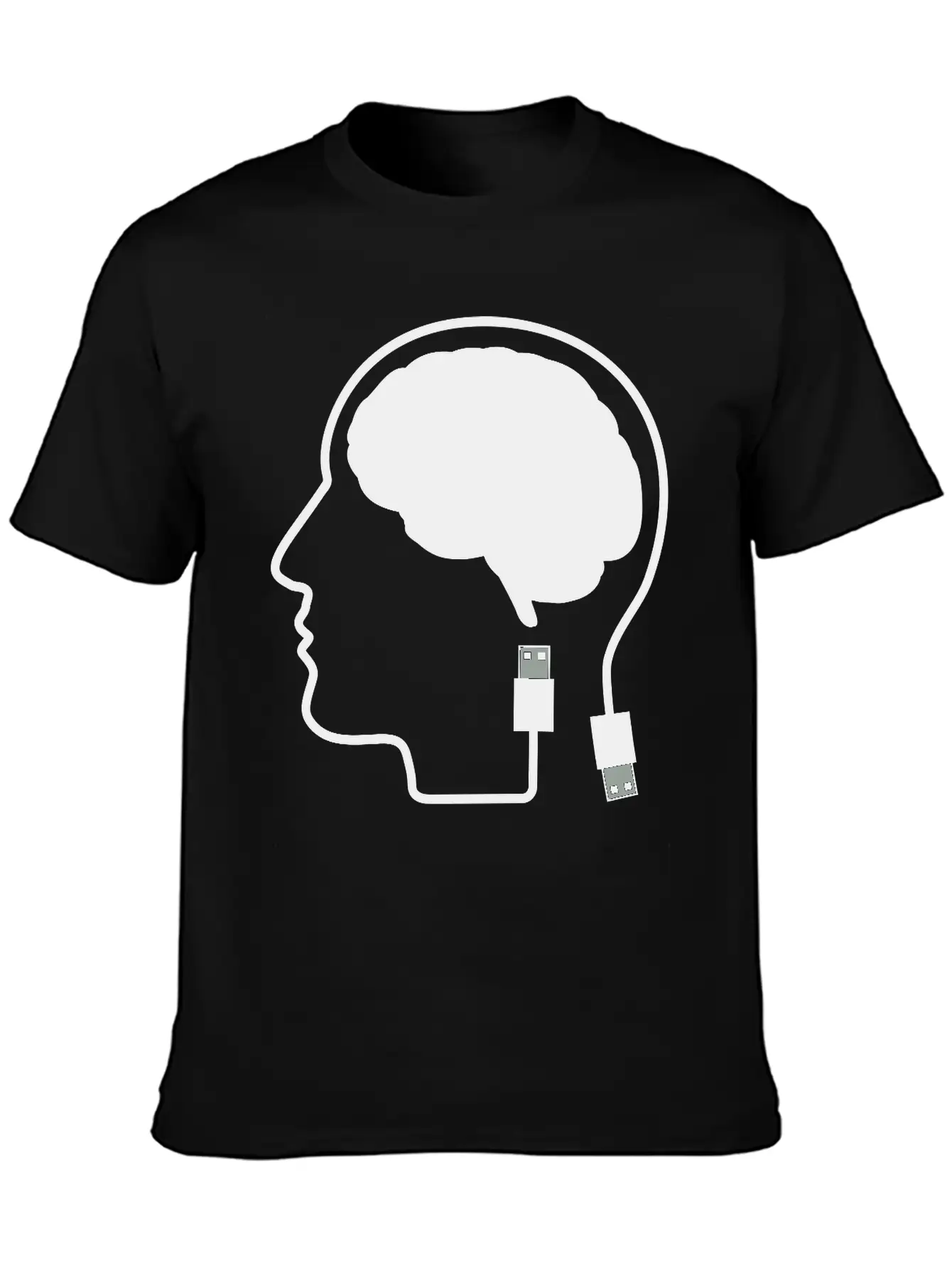 Plugged In Breathable Graphic T-Shirt – Perfect For Casual Days