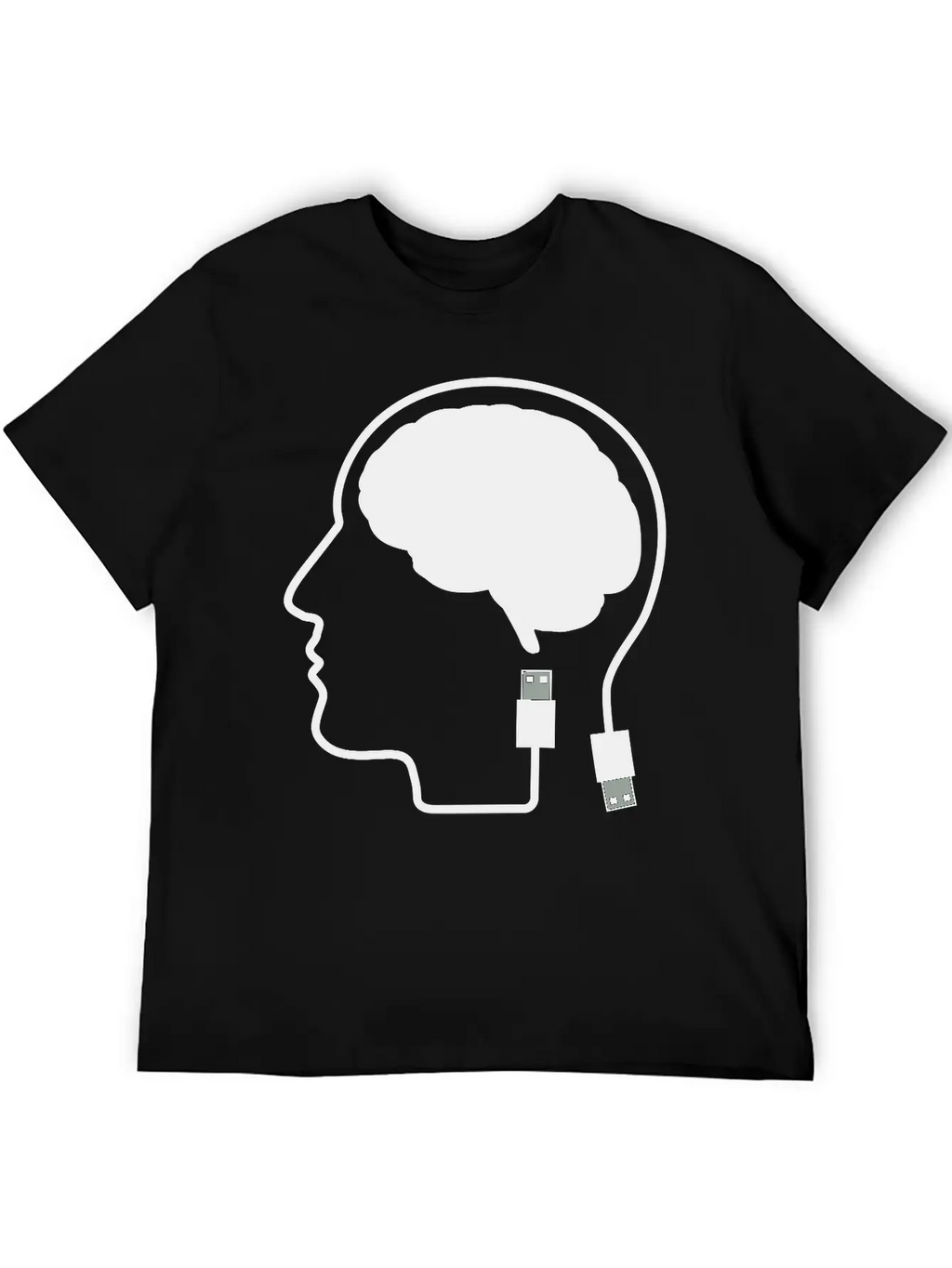 Plugged In Breathable Graphic T-Shirt – Perfect For Casual Days