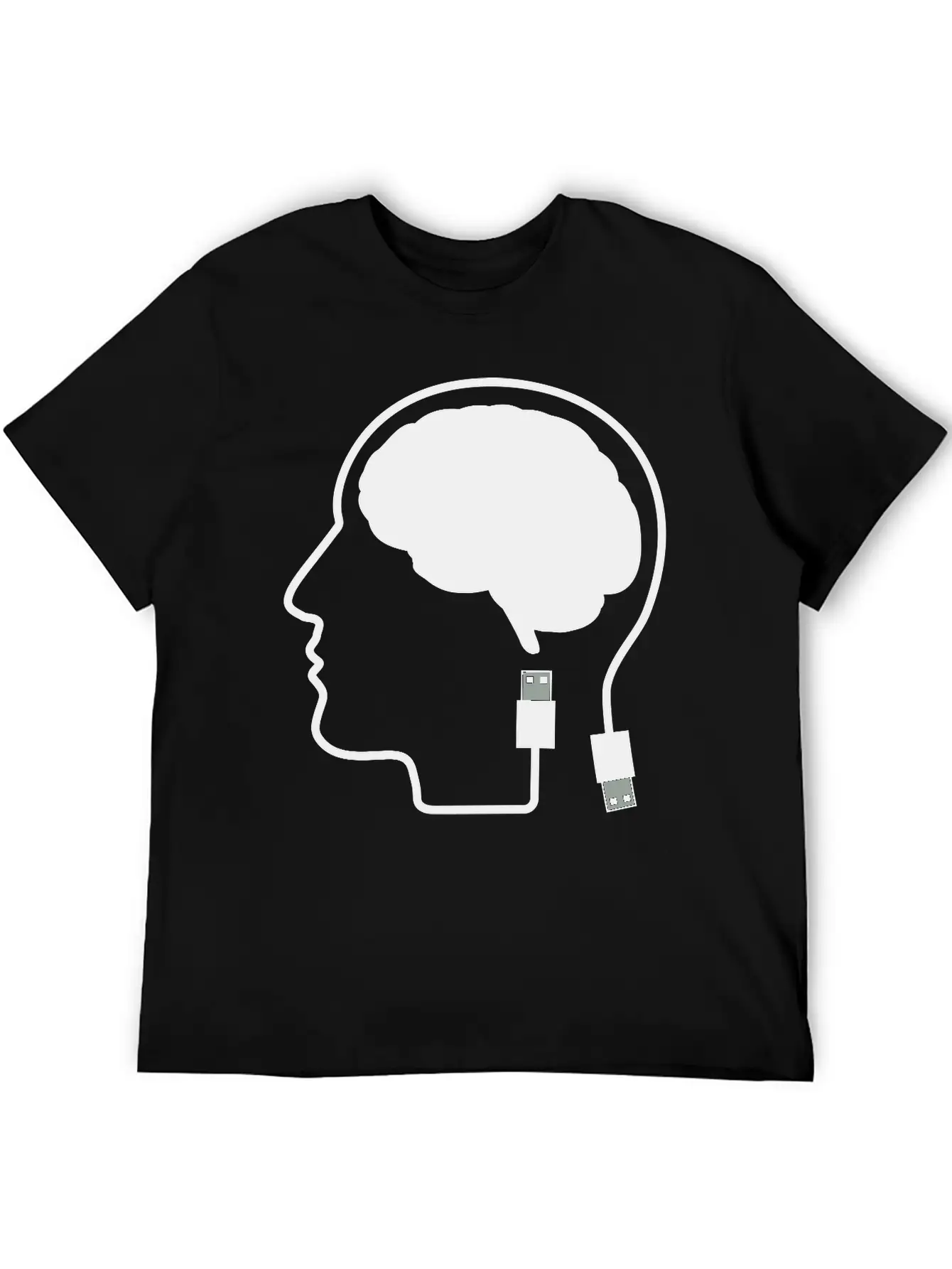 Plugged In Breathable Graphic T-Shirt – Perfect For Casual Days