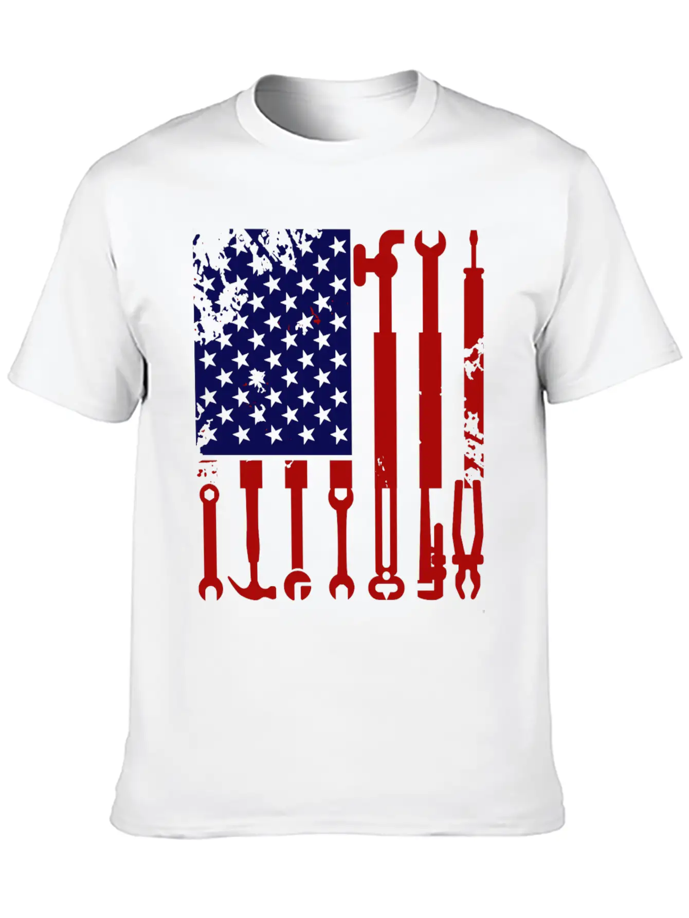Plumbers Product American Flag Gift Ideas Unisex Casual T-Shirt – Clean Design For Daily Comfort