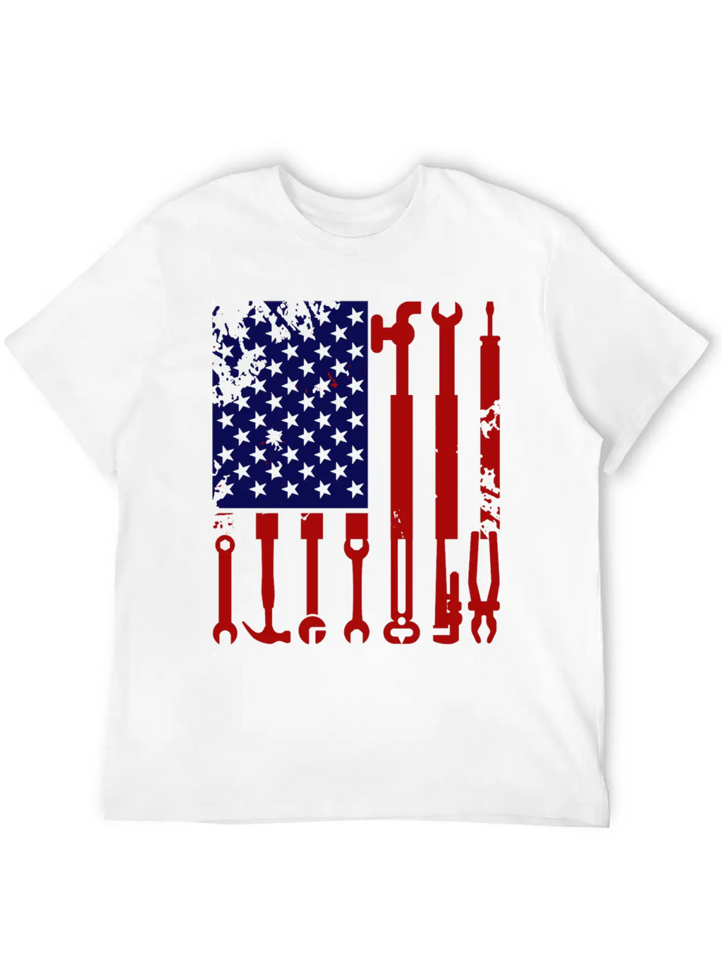 Plumbers Product American Flag Gift Ideas Unisex Casual T-Shirt – Clean Design For Daily Comfort