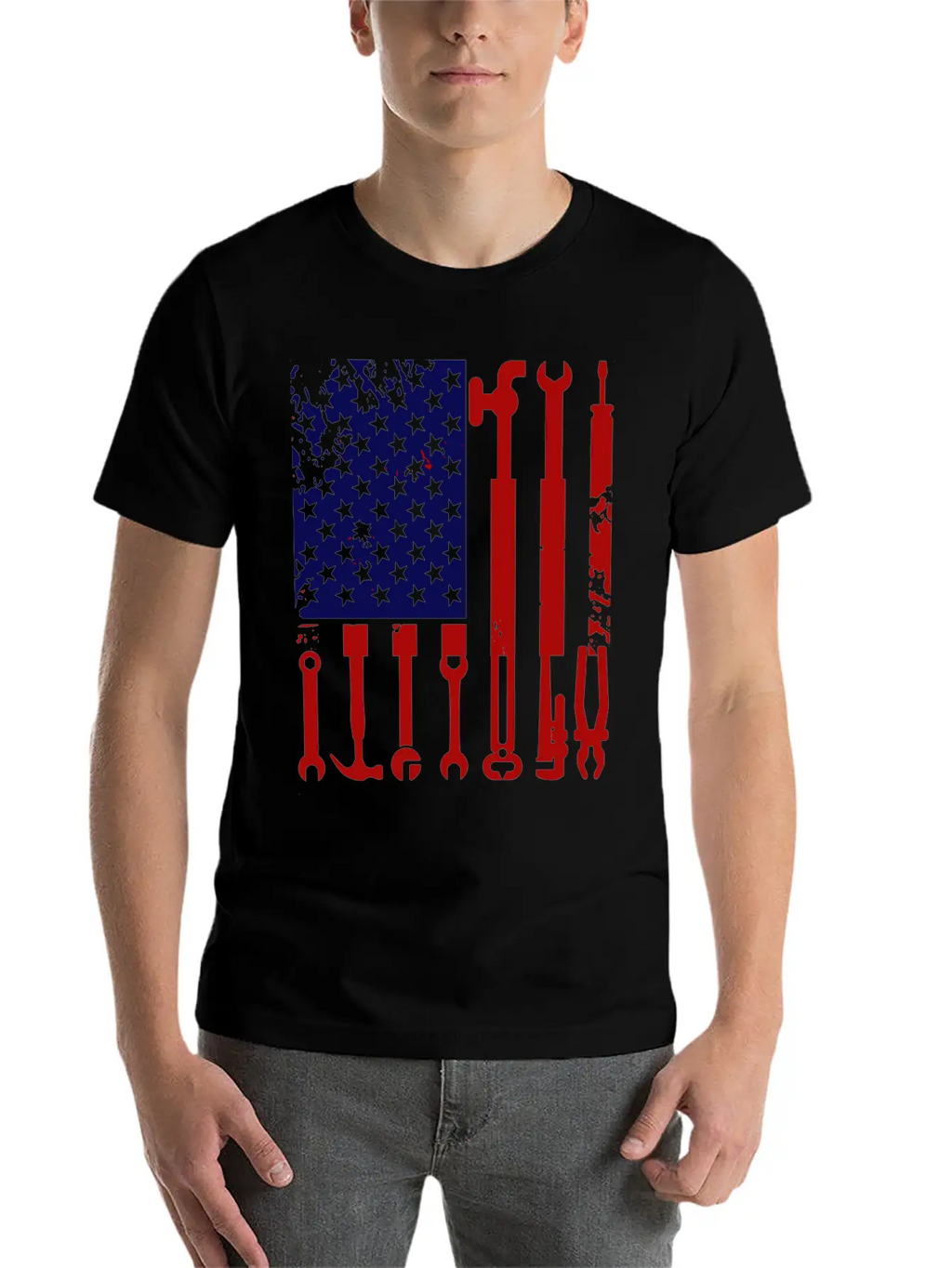 Plumbers Product American Flag Gift Ideas Unisex Casual T-Shirt – Clean Design For Daily Comfort