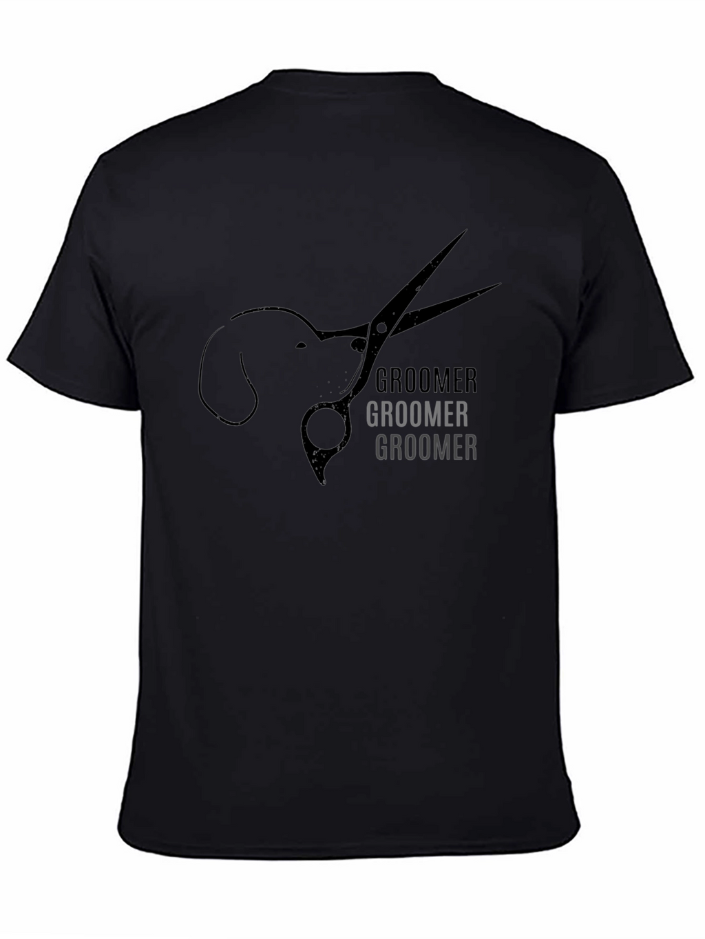 Dog Groomer T-Shirt - Unisex Black Tee