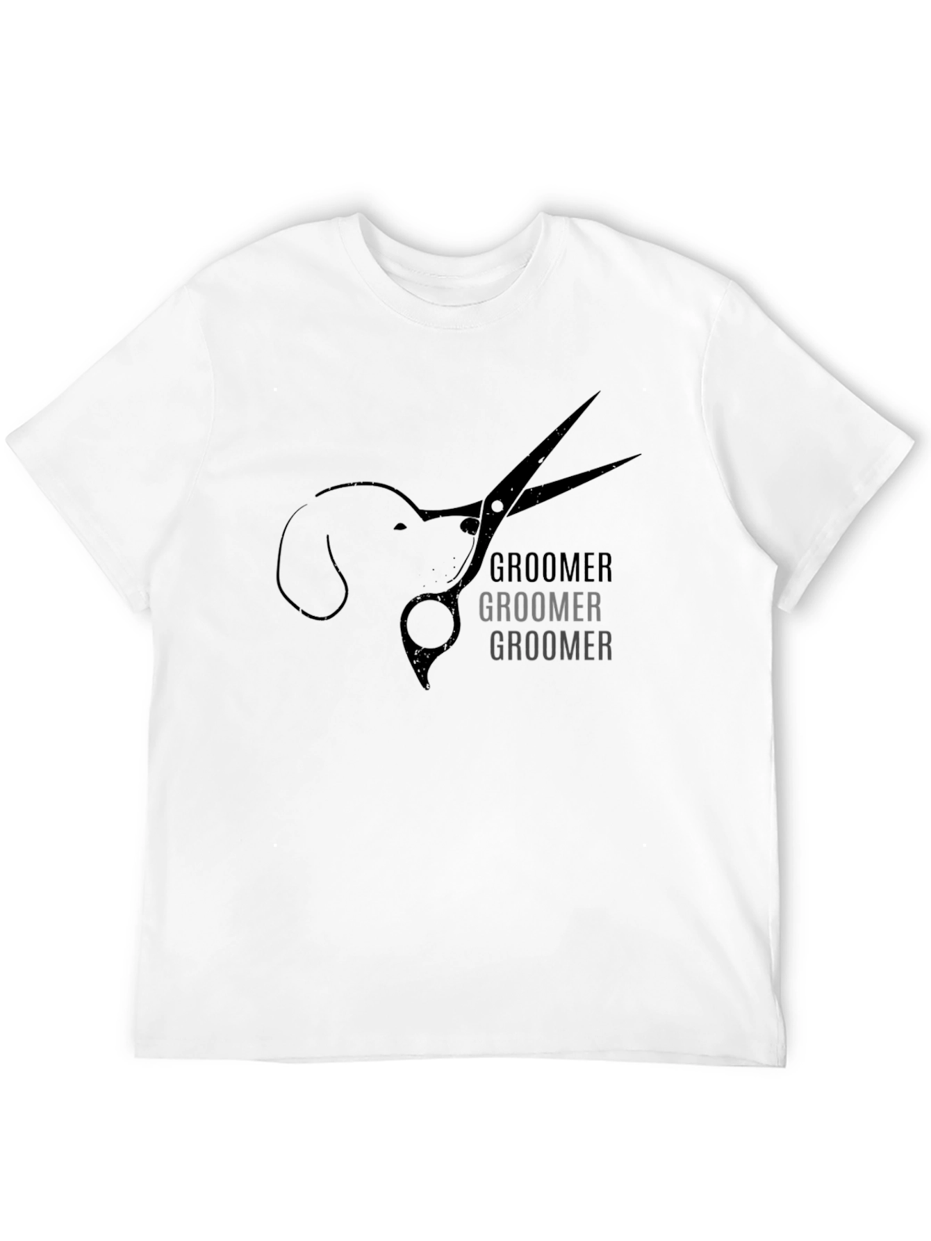 Dog Groomer T-Shirt - Unisex Black Tee