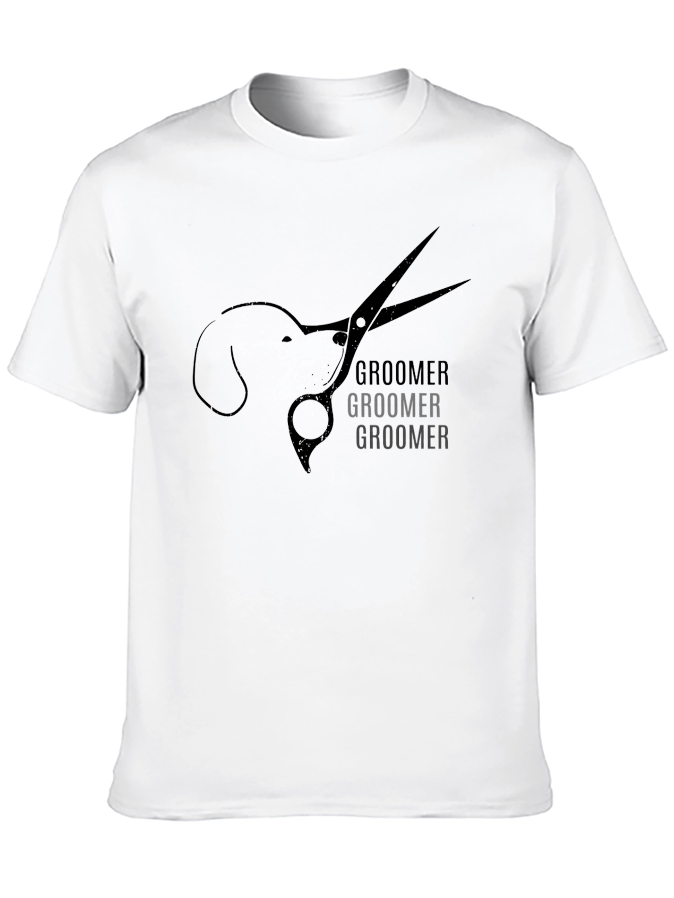 Dog Groomer T-Shirt - Unisex Black Tee
