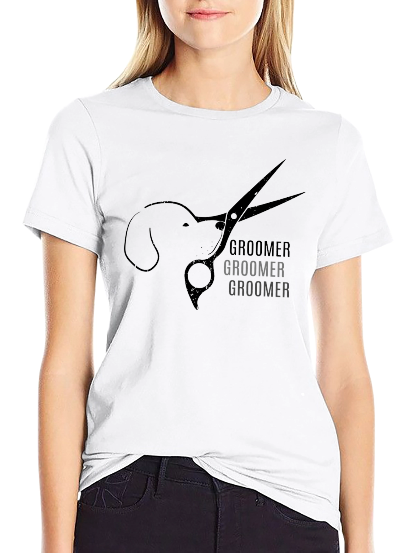 Dog Groomer T-Shirt - Unisex Black Tee