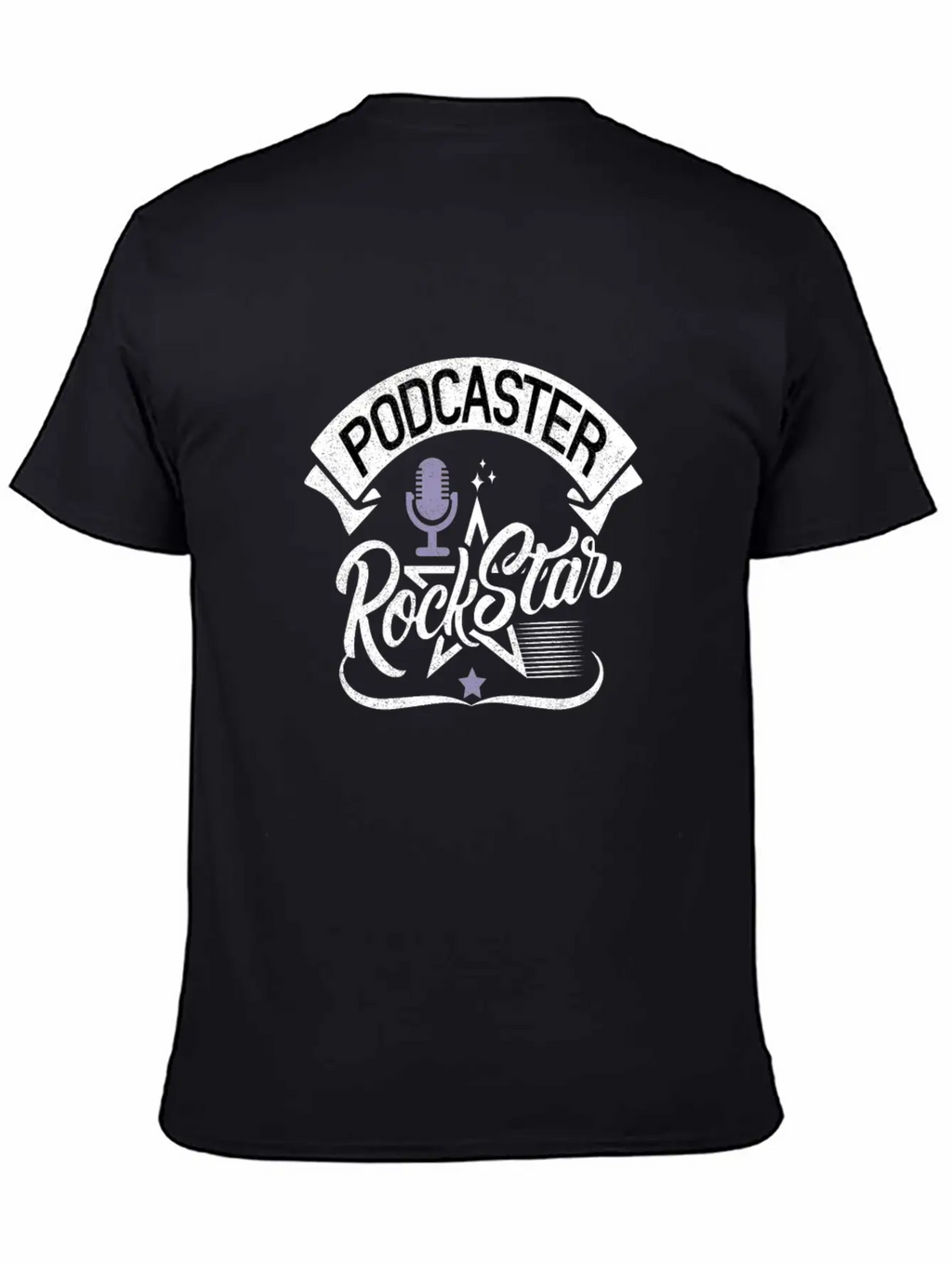 Podcaster Rock Star Unisex Casual T-Shirt – Clean Design For Daily Comfort