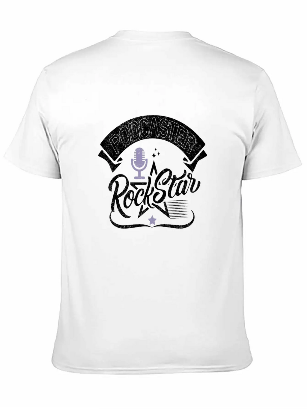 Podcaster Rock Star Unisex Casual T-Shirt – Clean Design For Daily Comfort