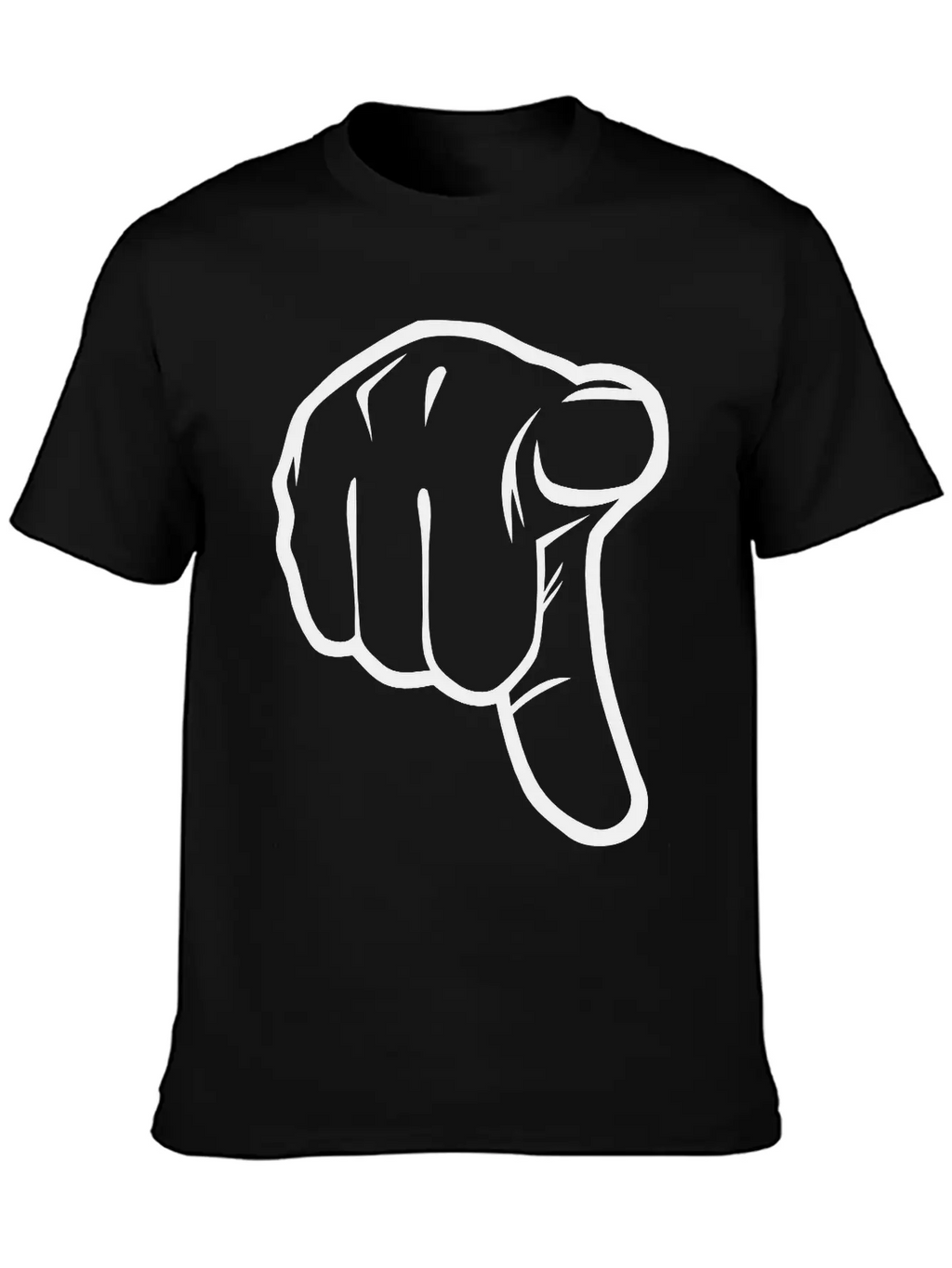 Pointing Finger Classic Cotton Tee – Unisex Comfort For Any Season