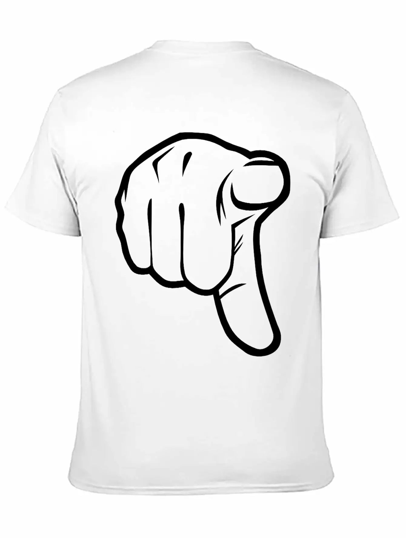 Pointing Finger Classic Cotton Tee – Unisex Comfort For Any Season