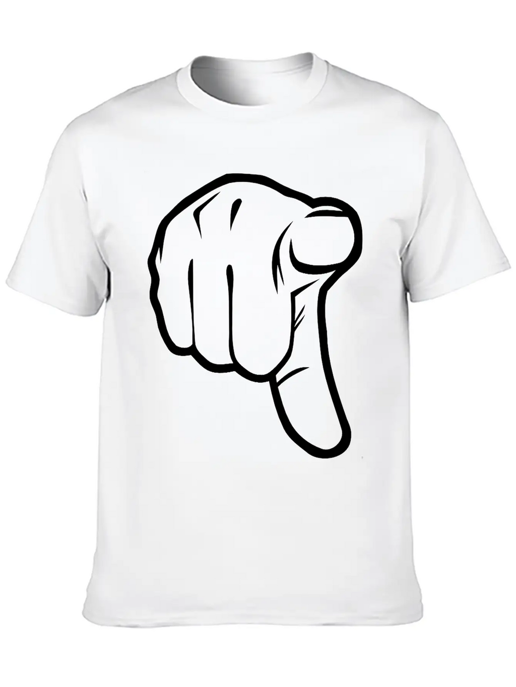 Pointing Finger Classic Cotton Tee – Unisex Comfort For Any Season