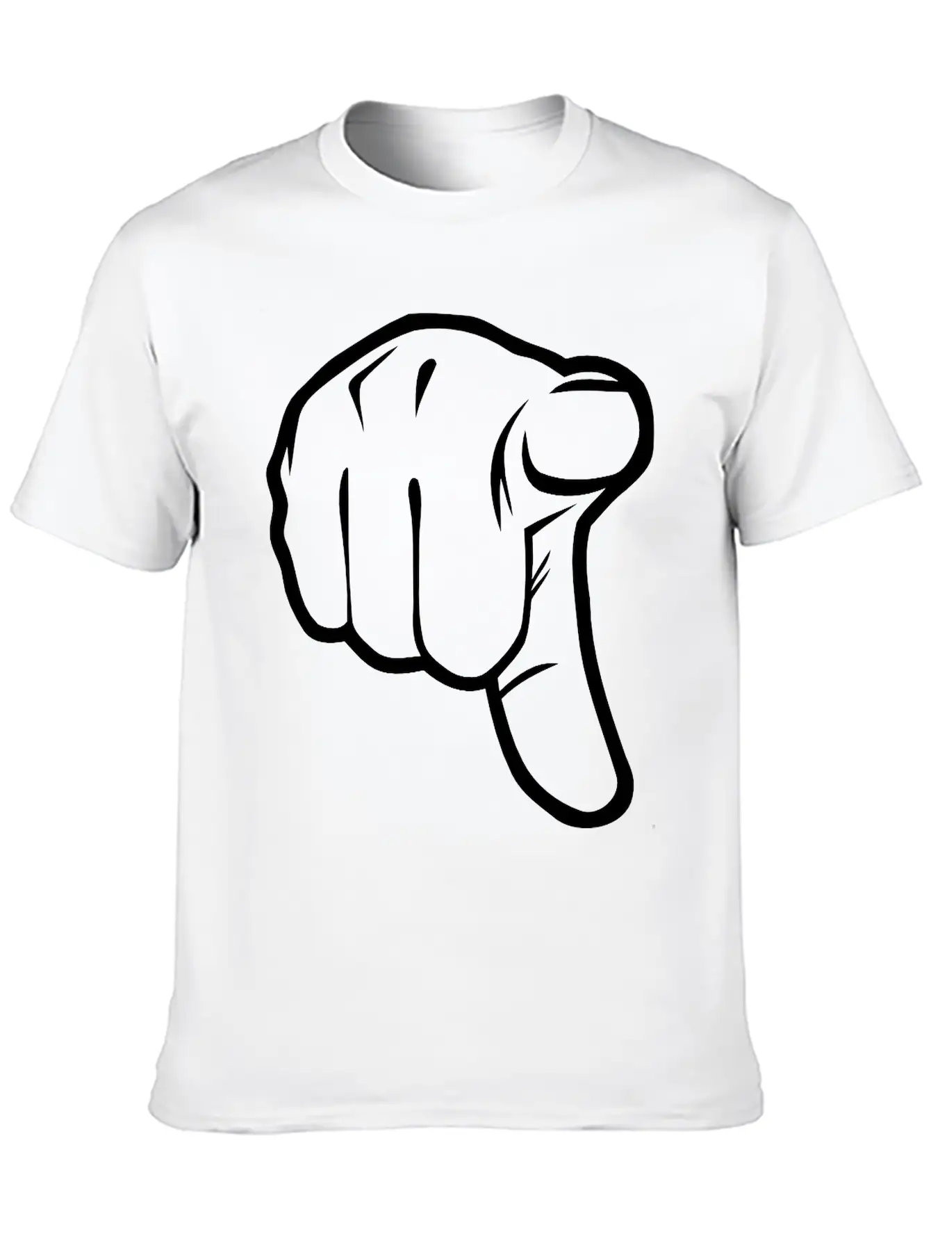 Pointing Finger Classic Cotton Tee – Unisex Comfort For Any Season