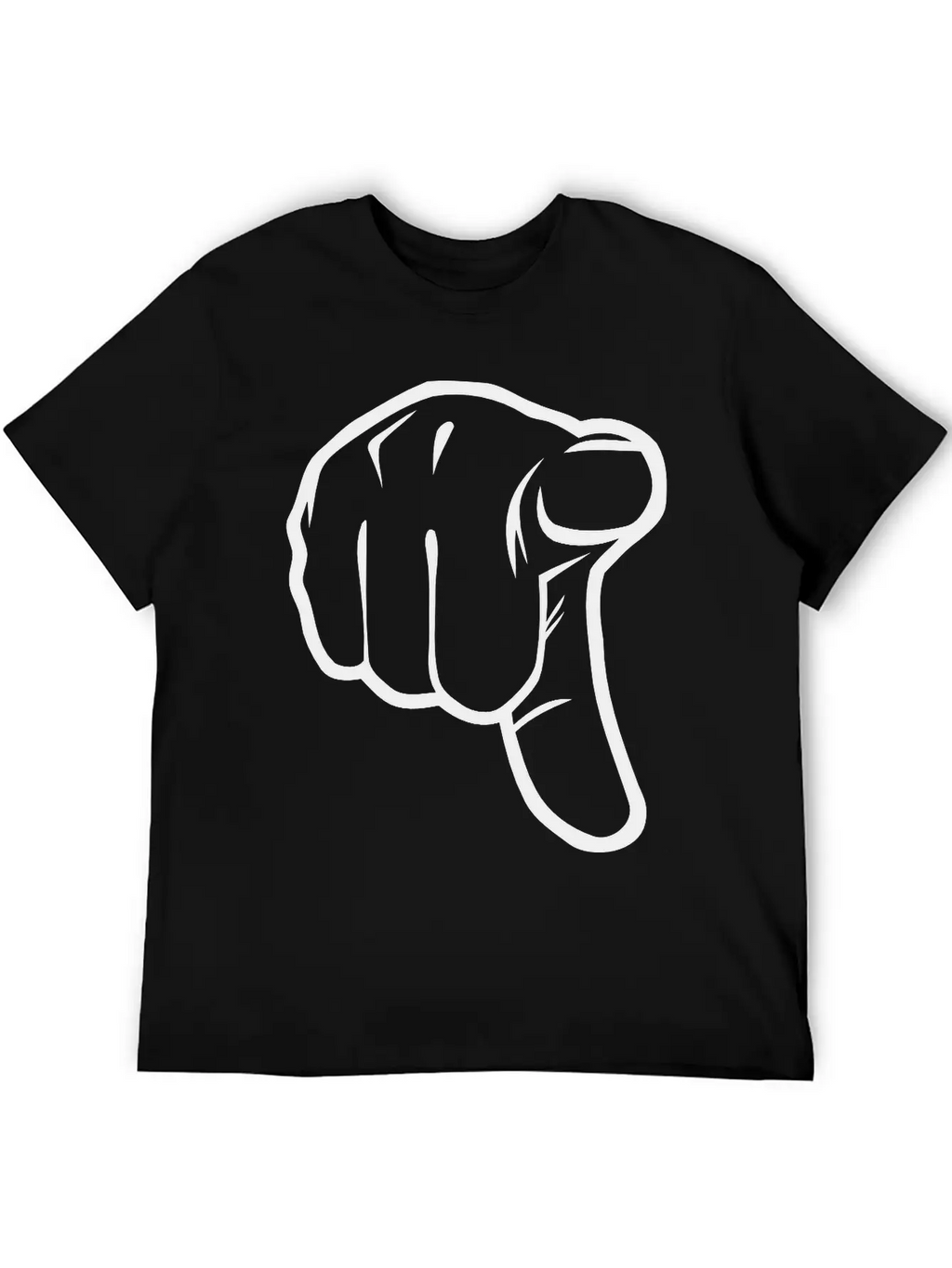 Pointing Finger Classic Cotton Tee – Unisex Comfort For Any Season