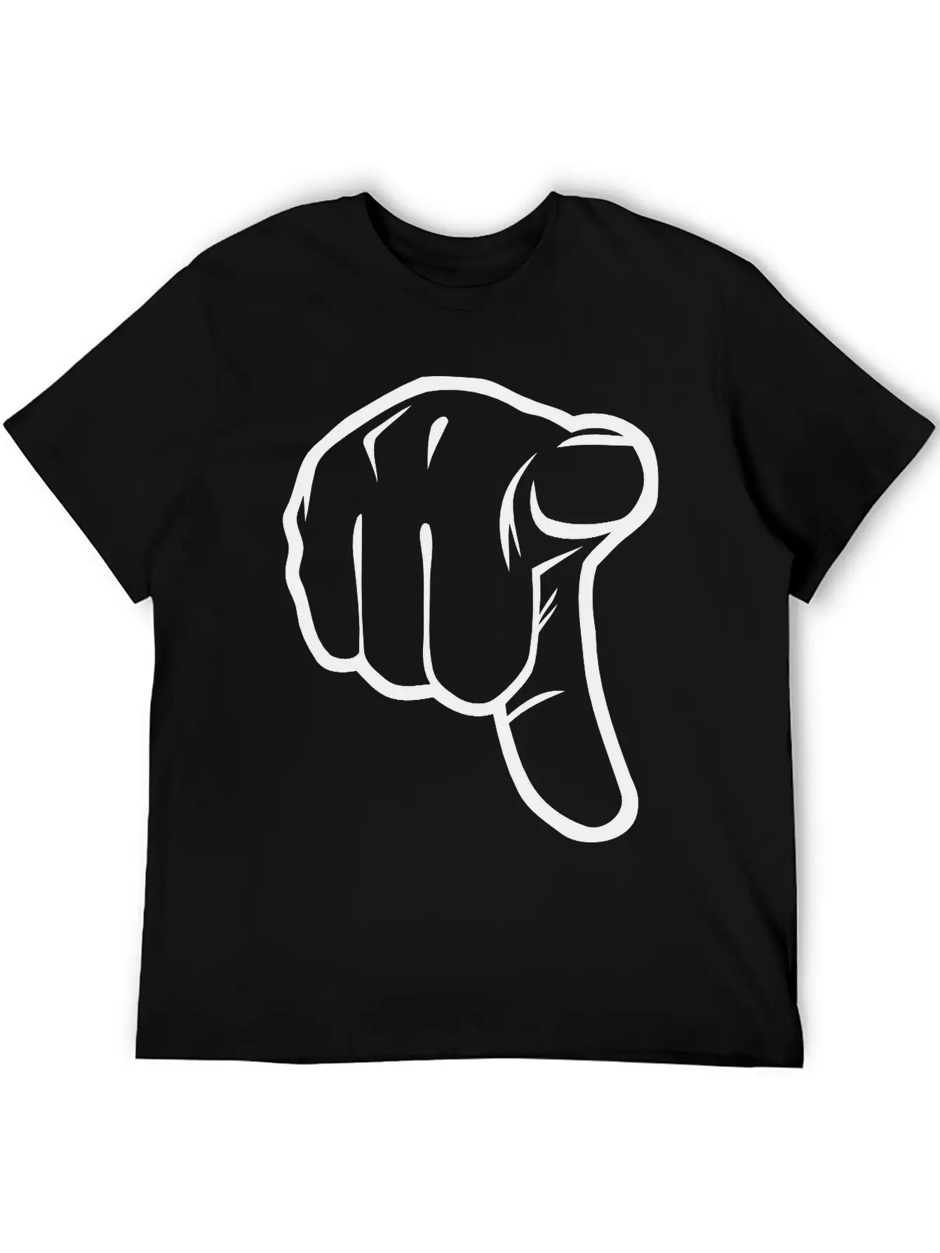 Pointing Finger Classic Cotton Tee – Unisex Comfort For Any Season