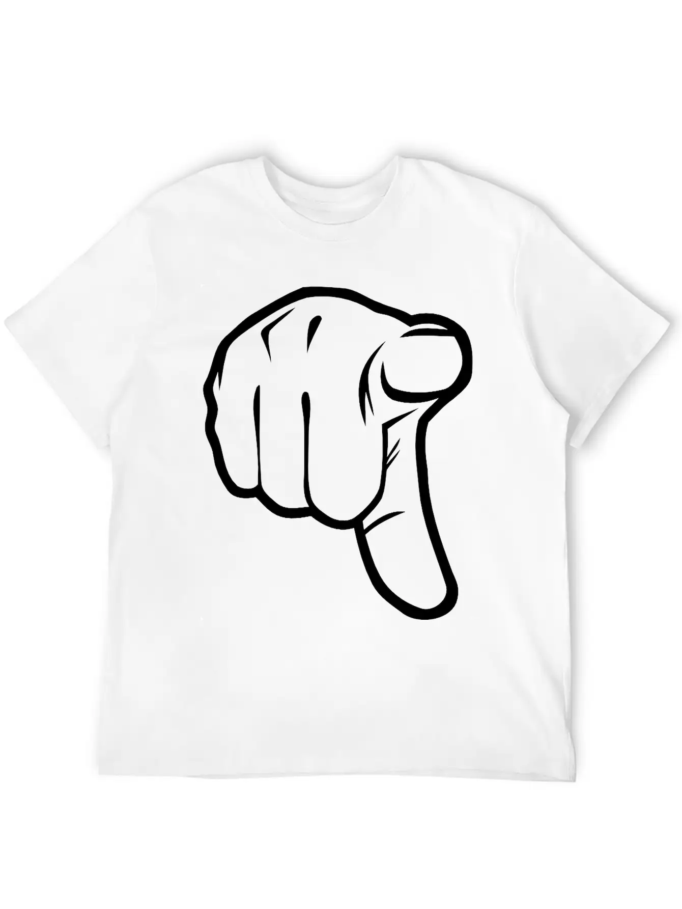 Pointing Finger Classic Cotton Tee – Unisex Comfort For Any Season
