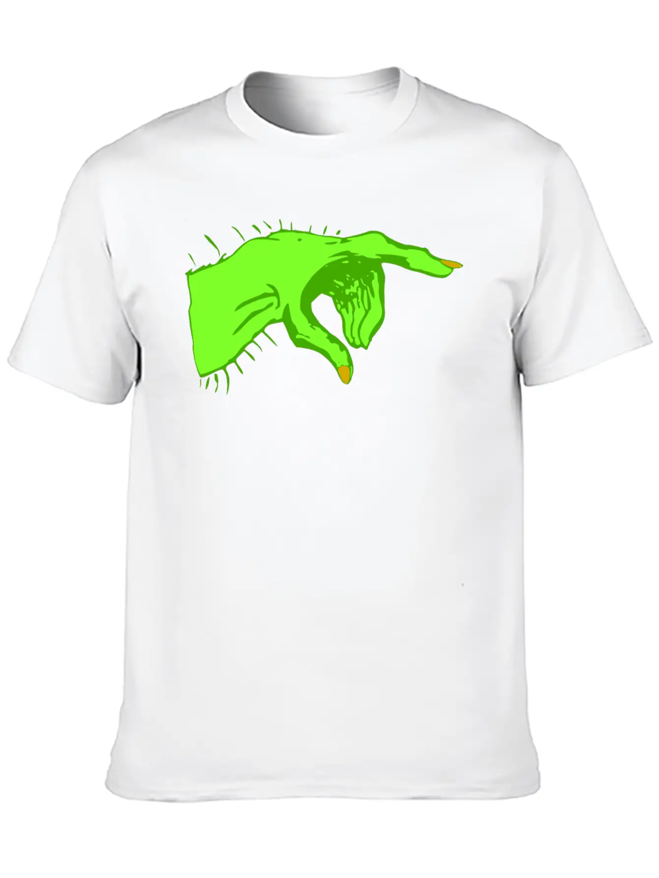 Pointing Monster Hand Color Essential Unisex Summer Tee – Soft Cotton Casual Fit