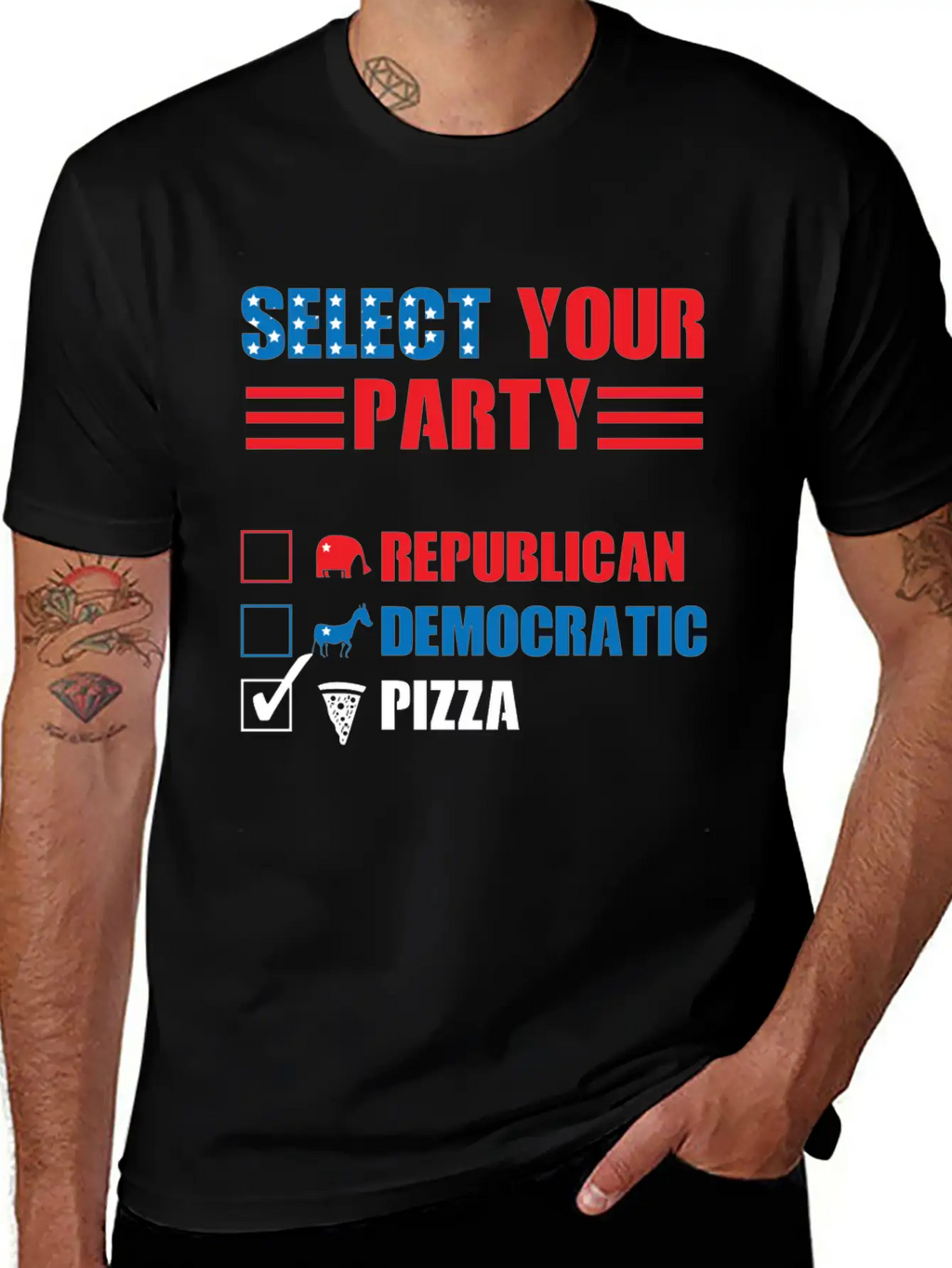 Political Party Vote Shirts Party Funny Political Election Voting Humor Unisex Casual T-Shirt – Clean Design For Daily Comfort