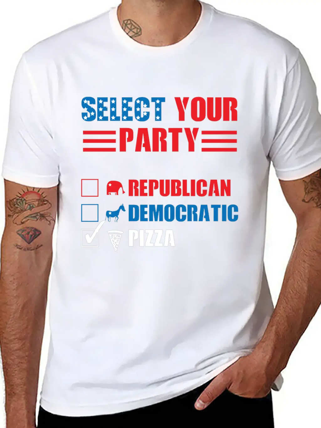 Political Party Vote Shirts Party Funny Political Election Voting Humor Unisex Casual T-Shirt – Clean Design For Daily Comfort