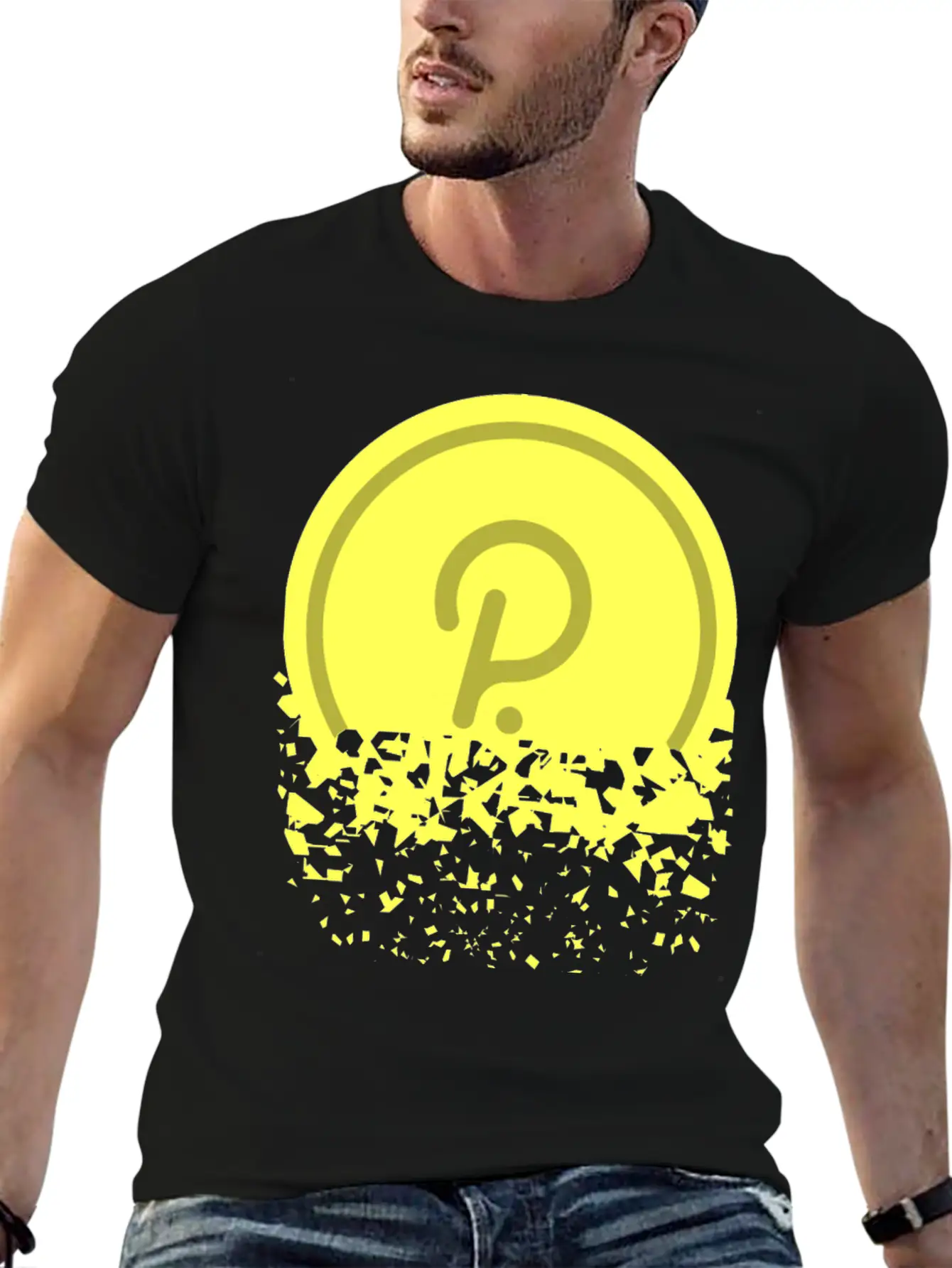 Polkadot Crypto Coin Currency Finance Blockchain Basic Graphic T-Shirt – Daily Comfort In Soft Cotton