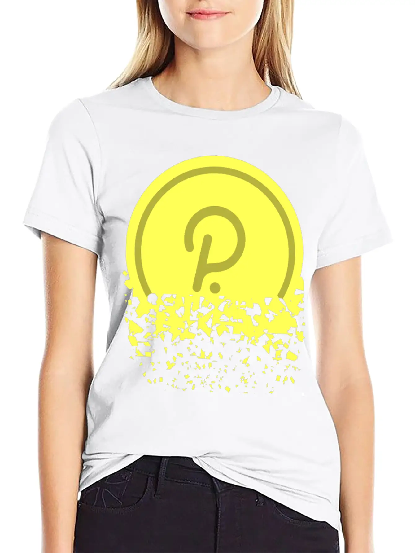 Polkadot Crypto Coin Currency Finance Blockchain Basic Graphic T-Shirt – Daily Comfort In Soft Cotton