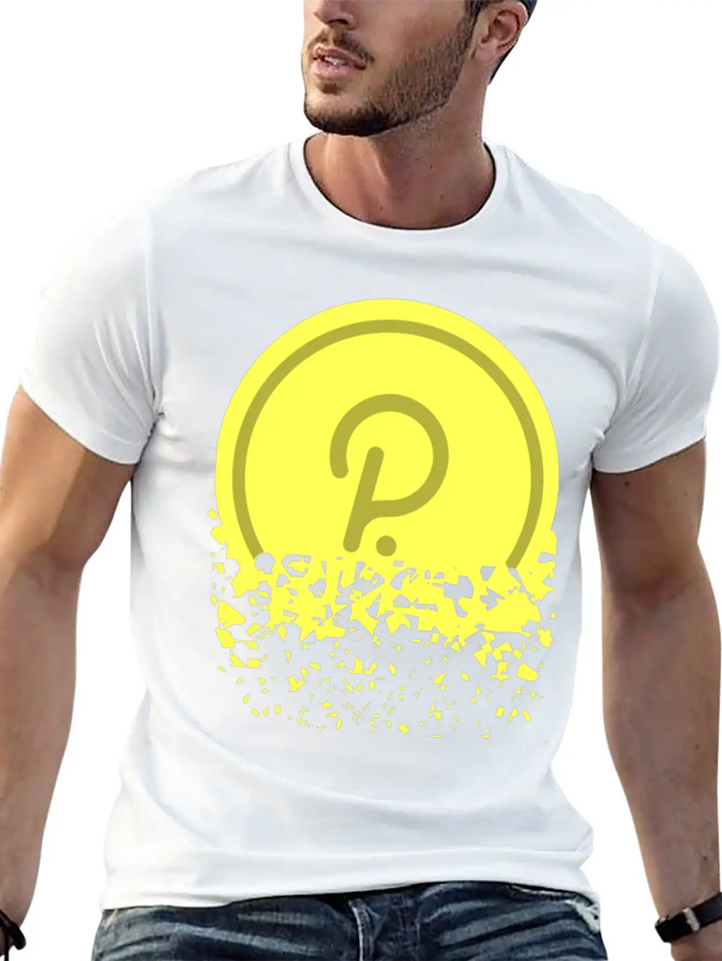 Polkadot Crypto Coin Currency Finance Blockchain Basic Graphic T-Shirt – Daily Comfort In Soft Cotton