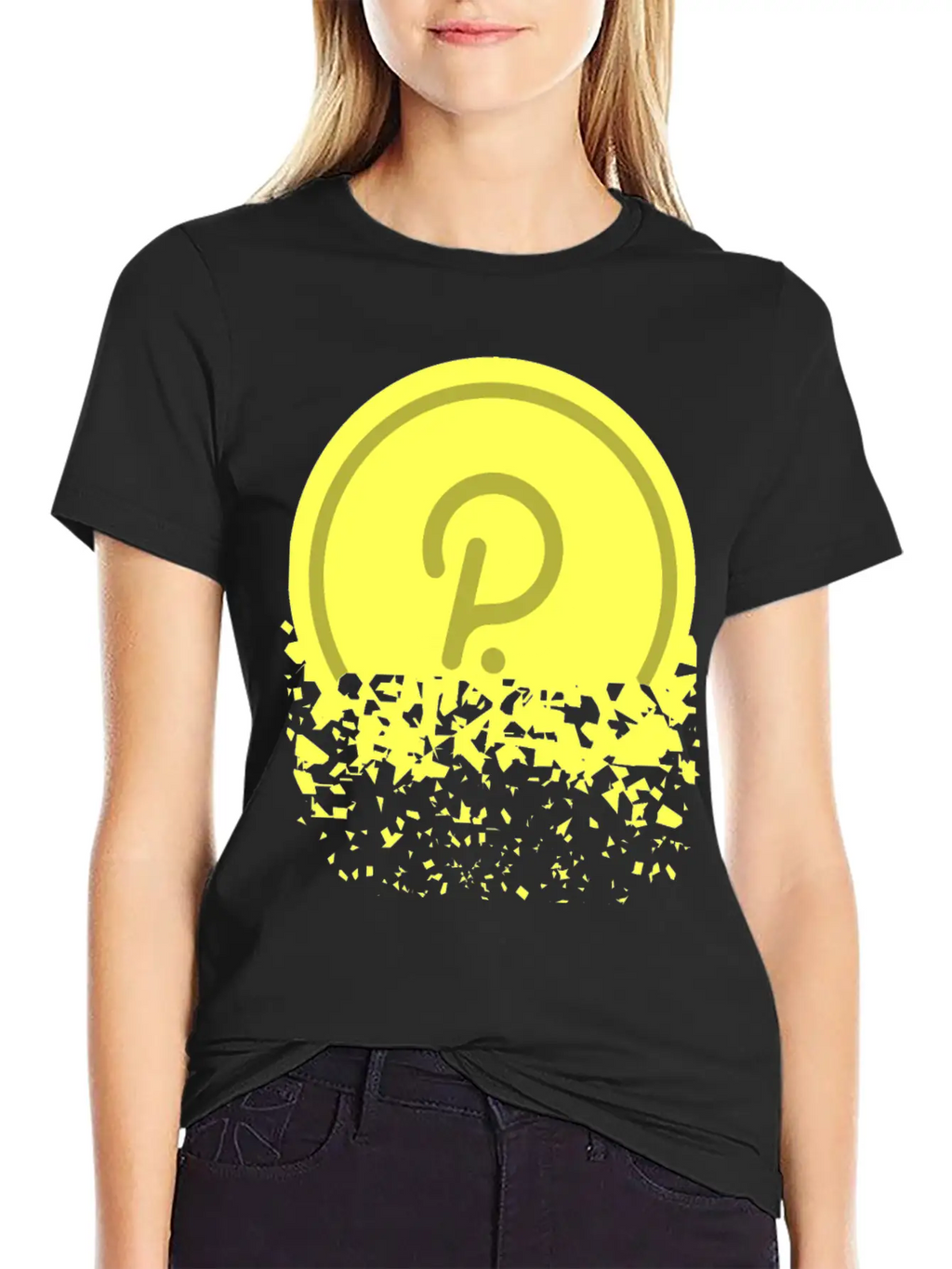 Polkadot Crypto Coin Currency Finance Blockchain Basic Graphic T-Shirt – Daily Comfort In Soft Cotton