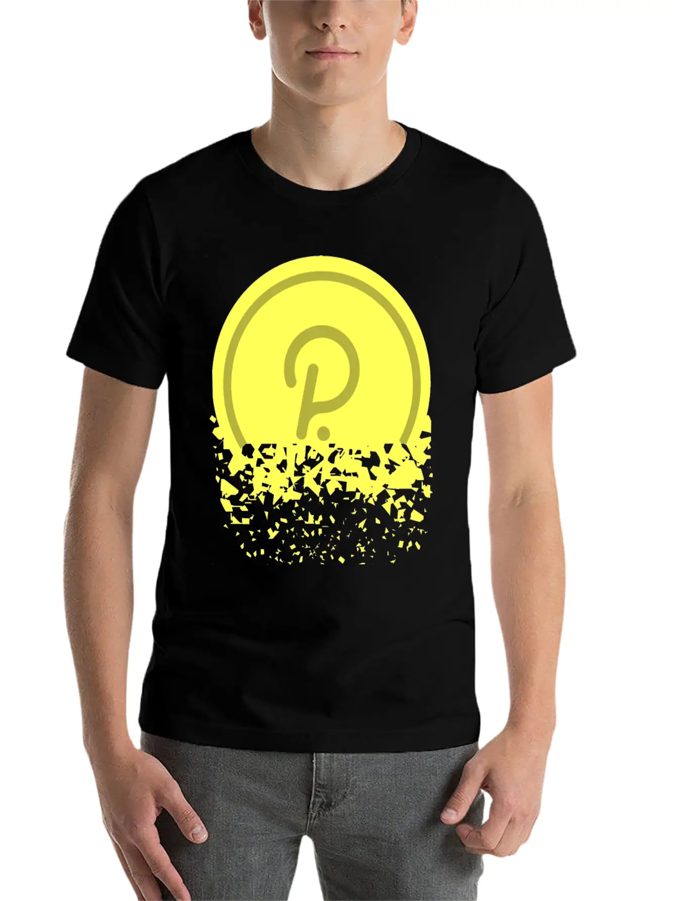 Polkadot Crypto Coin Currency Finance Blockchain Basic Graphic T-Shirt – Daily Comfort In Soft Cotton