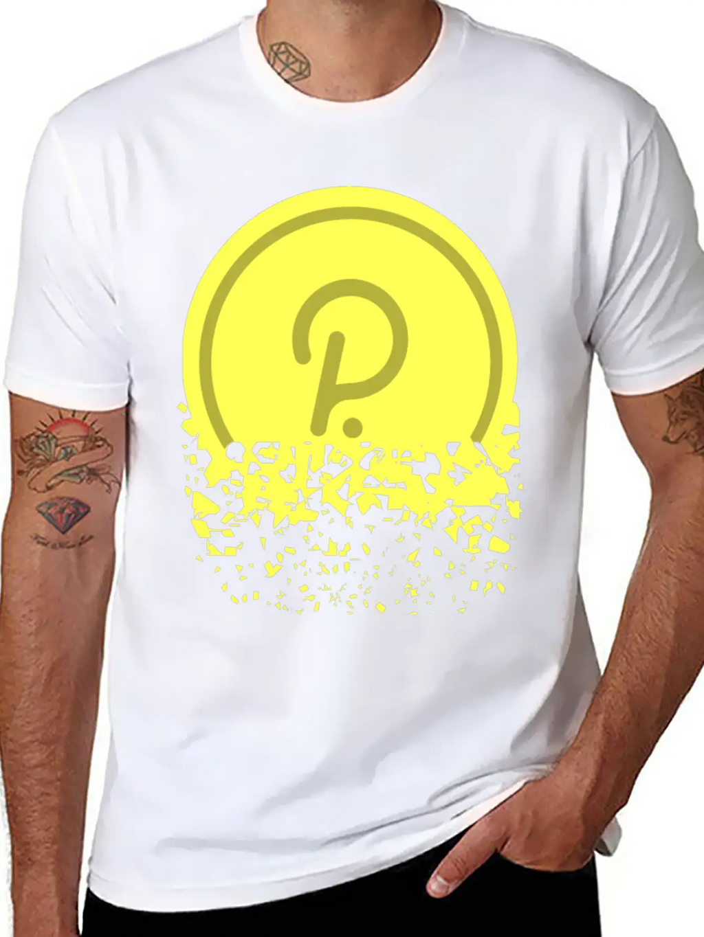 Polkadot Crypto Coin Currency Finance Blockchain Basic Graphic T-Shirt – Daily Comfort In Soft Cotton