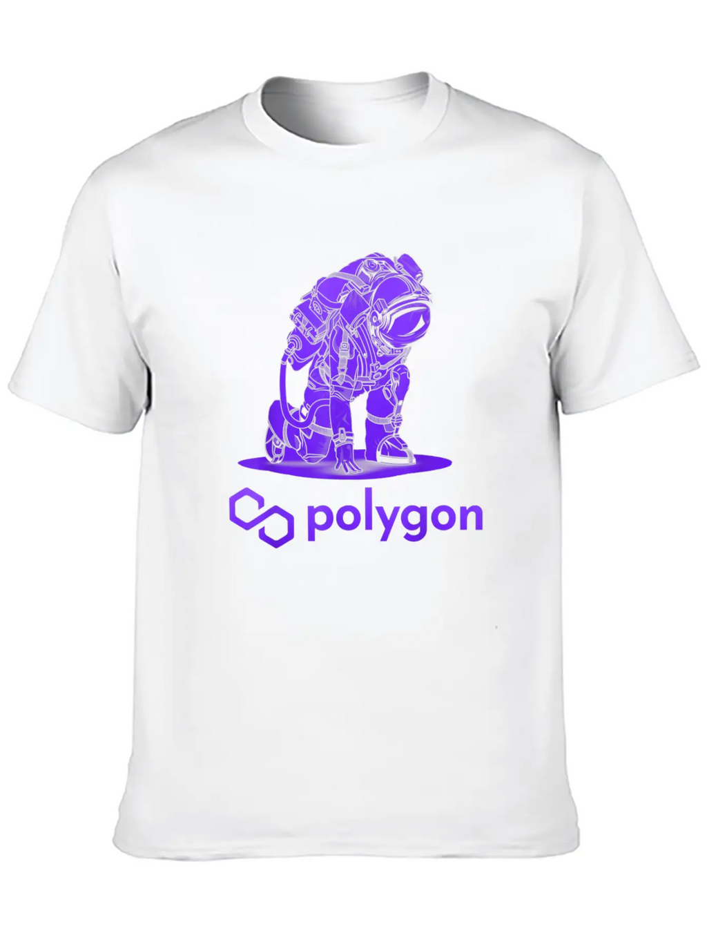 Polygon Matic Crypto Coin Cryptocurrency Stylish Everyday T-Shirt – Unisex Basic Cotton Tee