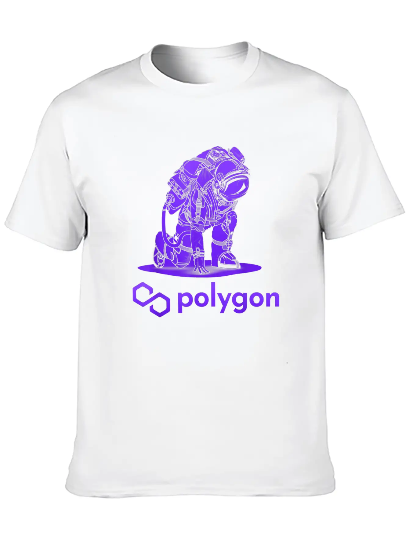 Polygon Matic Crypto Coin Cryptocurrency Stylish Everyday T-Shirt – Unisex Basic Cotton Tee