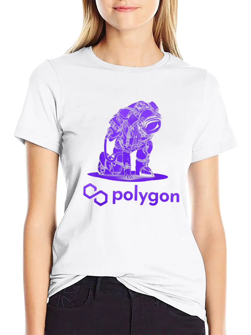 Polygon Matic Crypto Coin Cryptocurrency Stylish Everyday T-Shirt – Unisex Basic Cotton Tee