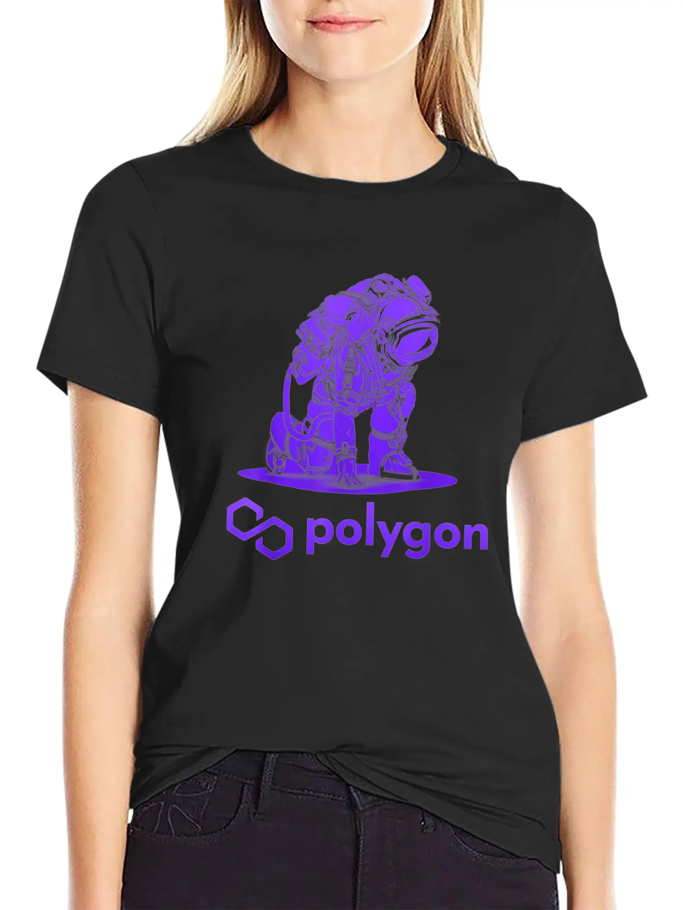 Polygon Matic Crypto Coin Cryptocurrency Stylish Everyday T-Shirt – Unisex Basic Cotton Tee
