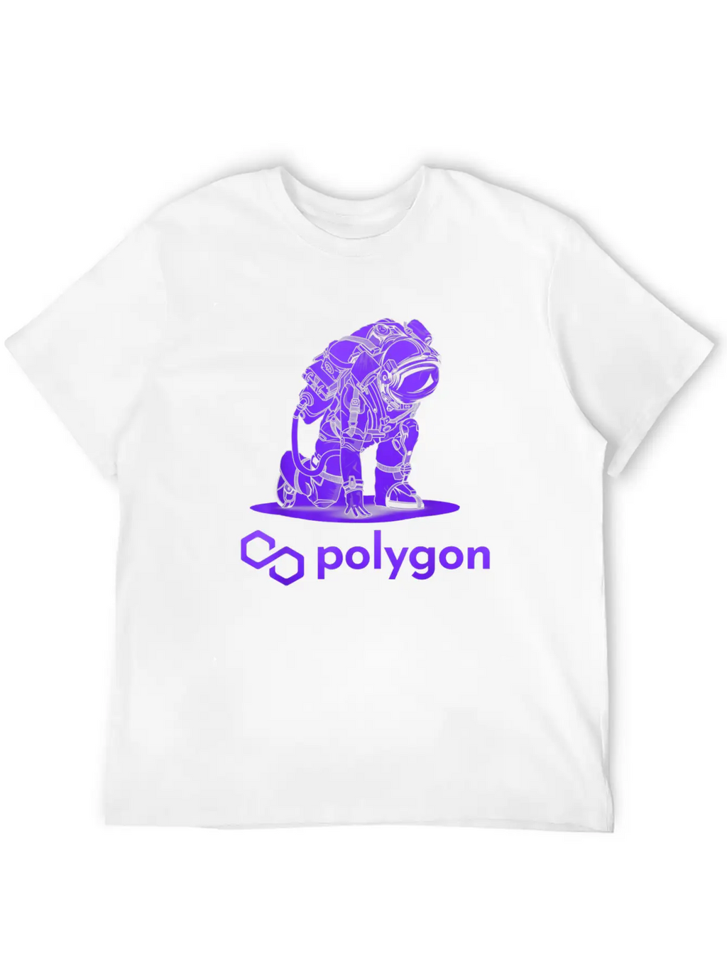 Polygon Matic Crypto Coin Cryptocurrency Stylish Everyday T-Shirt – Unisex Basic Cotton Tee