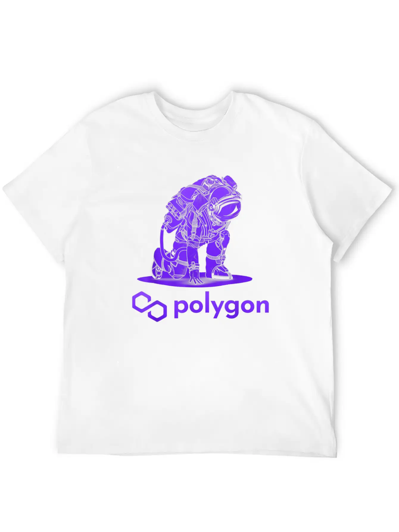 Polygon Matic Crypto Coin Cryptocurrency Stylish Everyday T-Shirt – Unisex Basic Cotton Tee