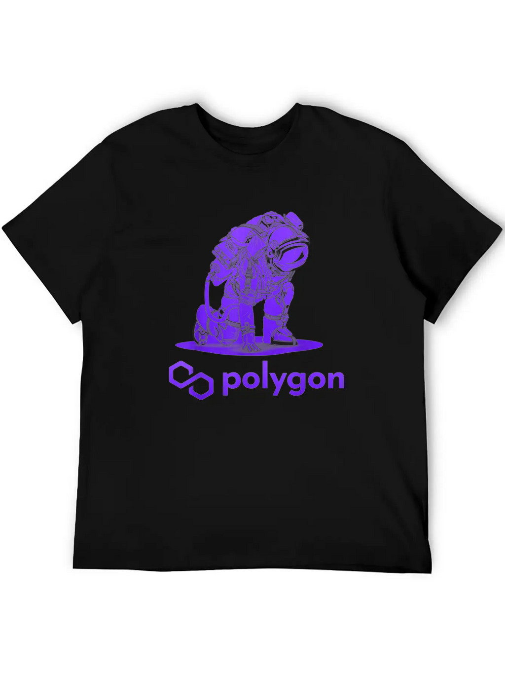 Polygon Matic Crypto Coin Cryptocurrency Stylish Everyday T-Shirt – Unisex Basic Cotton Tee