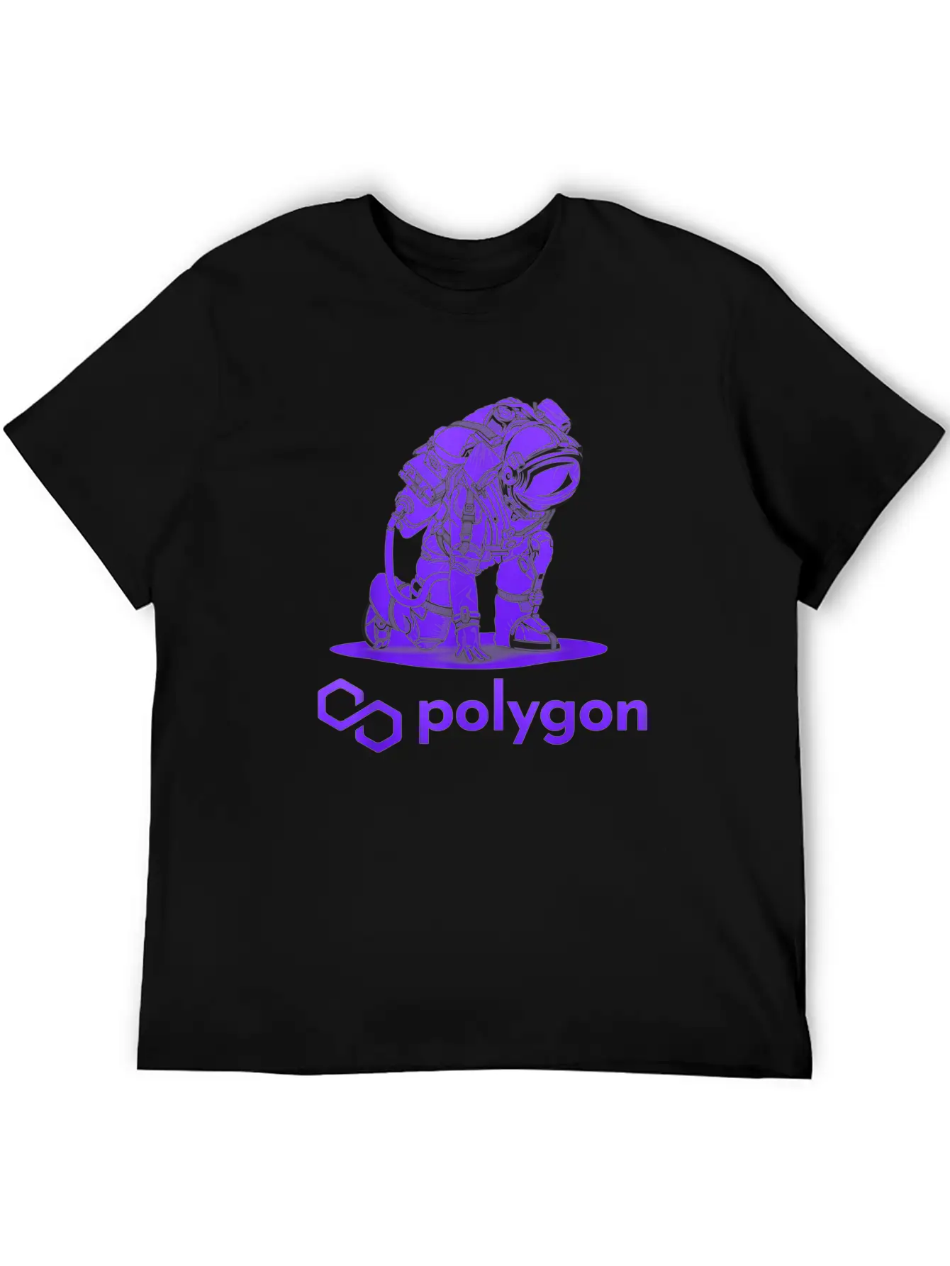Polygon Matic Crypto Coin Cryptocurrency Stylish Everyday T-Shirt – Unisex Basic Cotton Tee