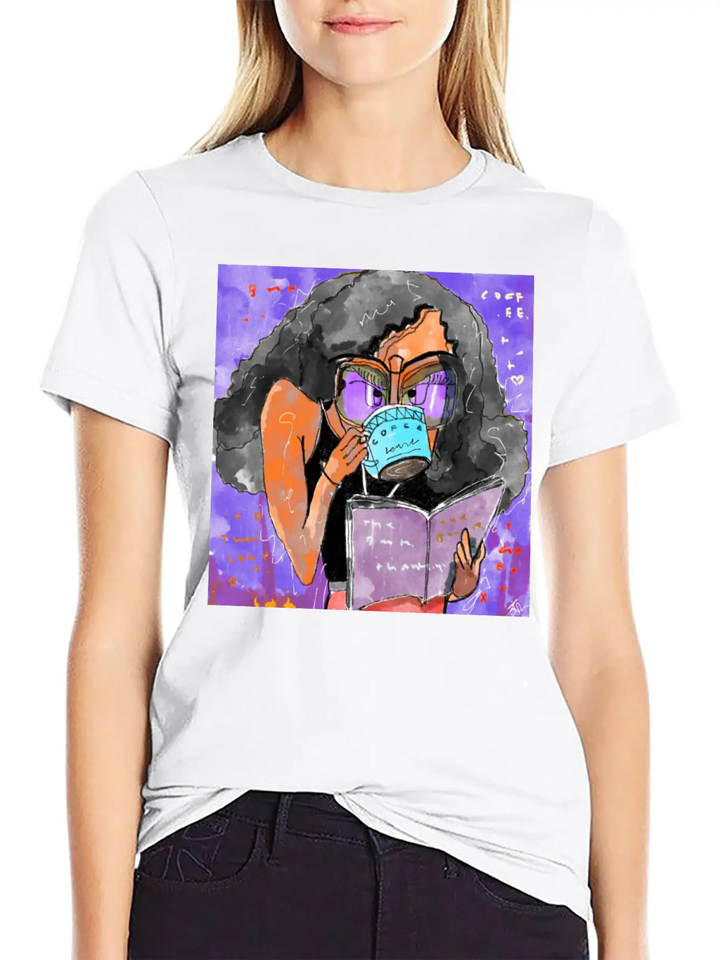 Pop Art Girl Essential Unisex Summer Tee – Soft Cotton Casual Fit