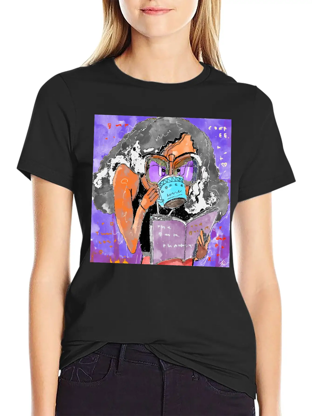 Pop Art Girl Essential Unisex Summer Tee – Soft Cotton Casual Fit