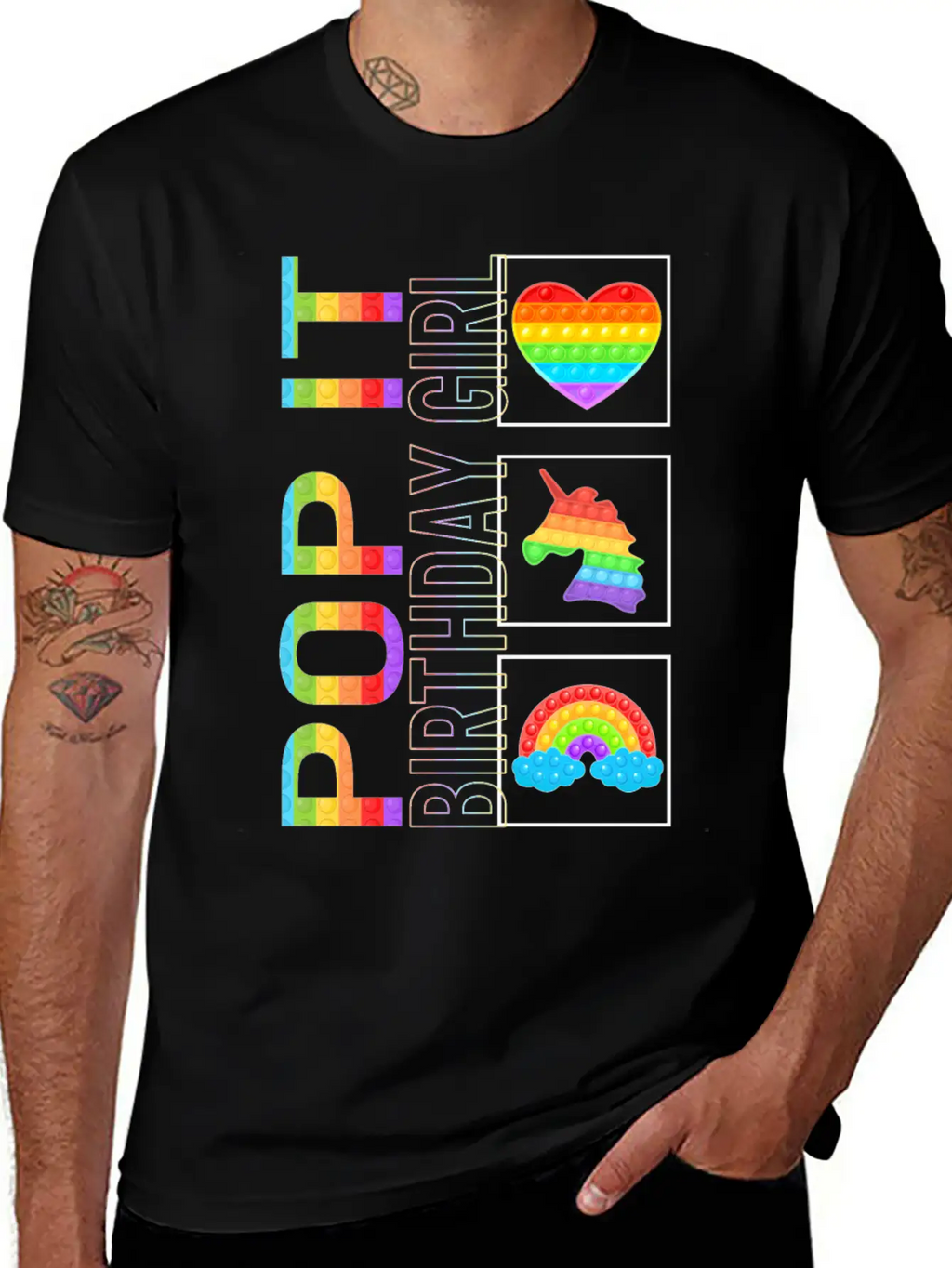 Pop It Shirt, Birthday Girl Unicorn Cute Tee, Pop Classic Cotton Tee – Unisex Comfort For Any Season