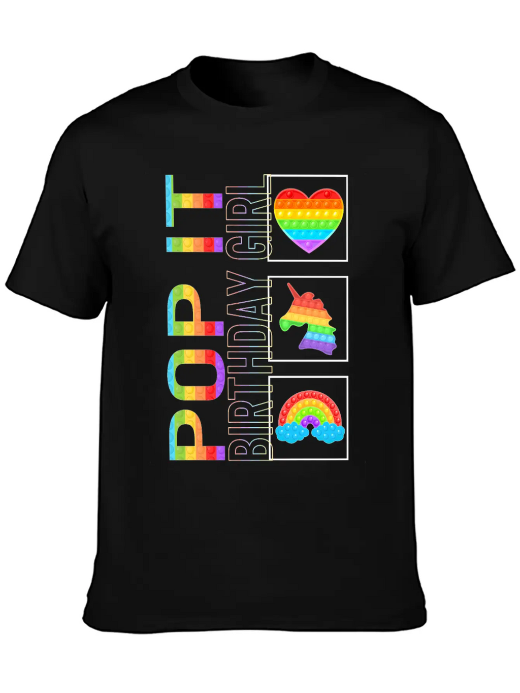 Pop It Shirt, Birthday Girl Unicorn Cute Tee, Pop Classic Cotton Tee – Unisex Comfort For Any Season