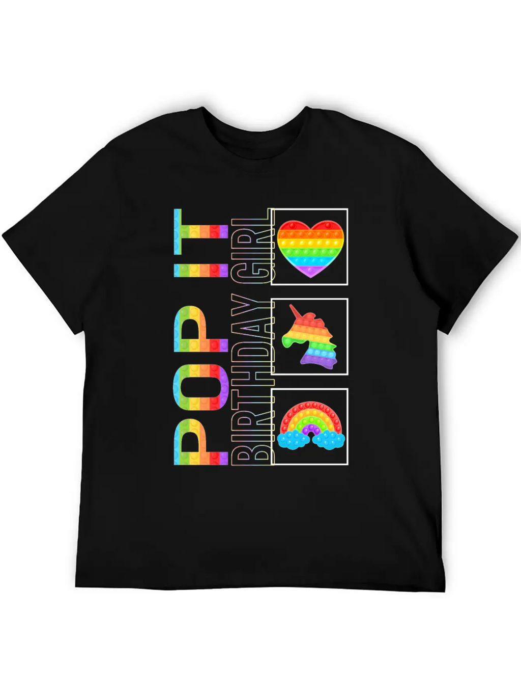 Pop It Shirt, Birthday Girl Unicorn Cute Tee, Pop Classic Cotton Tee – Unisex Comfort For Any Season
