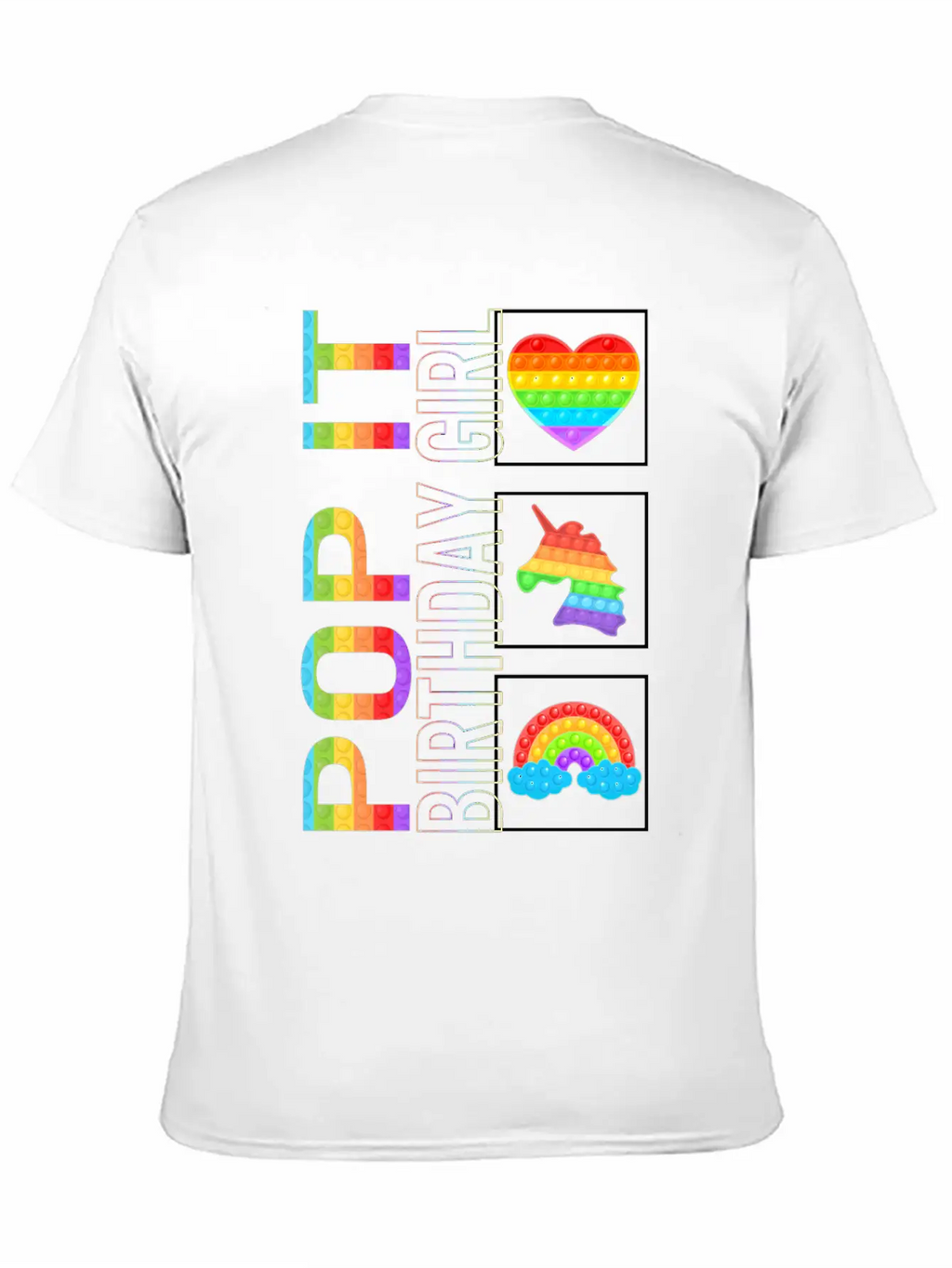 Pop It Shirt, Birthday Girl Unicorn Cute Tee, Pop Classic Cotton Tee – Unisex Comfort For Any Season