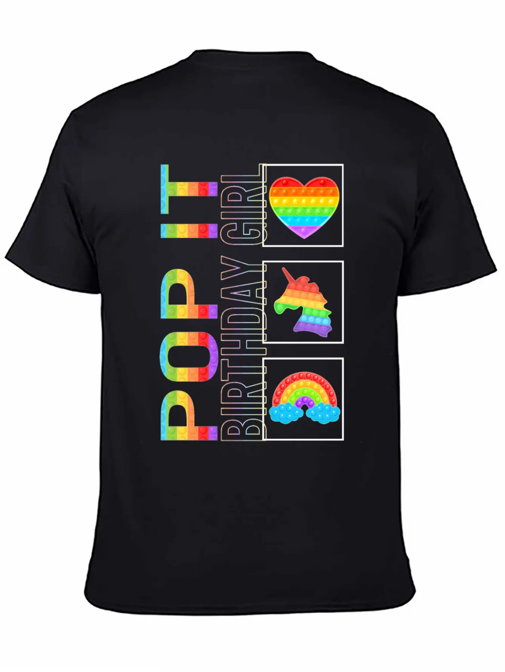 Pop It Shirt, Birthday Girl Unicorn Cute Tee, Pop Classic Cotton Tee – Unisex Comfort For Any Season