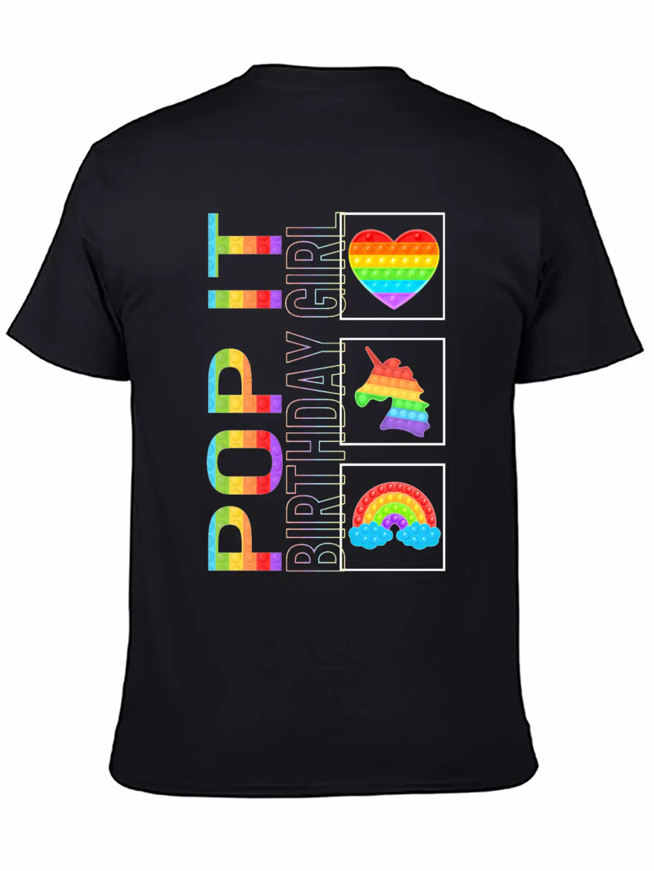 Pop It Shirt, Birthday Girl Unicorn Cute Tee, Pop Classic Cotton Tee – Unisex Comfort For Any Season