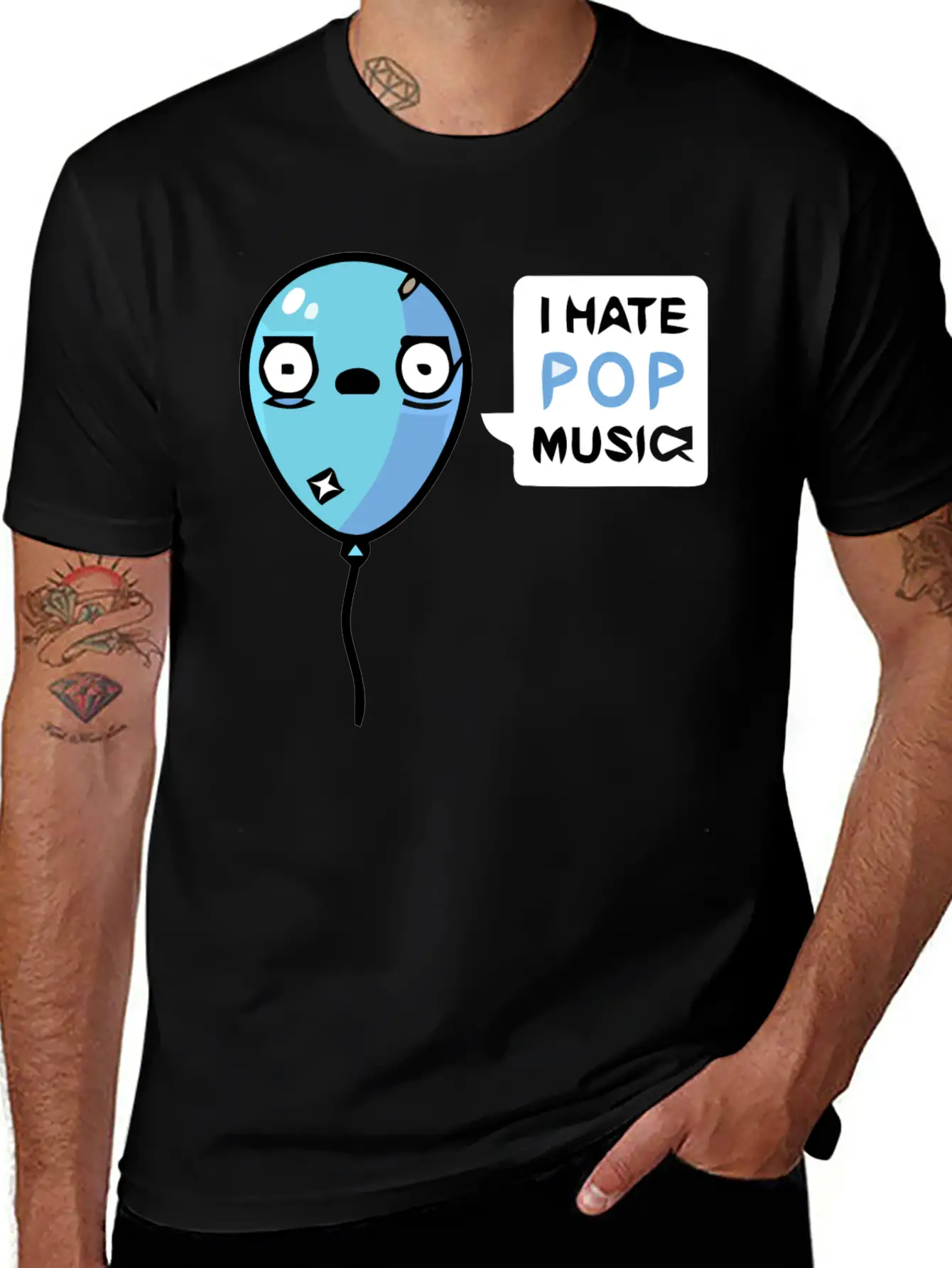 Pop Music Stylish Everyday T-Shirt – Unisex Basic Cotton Tee