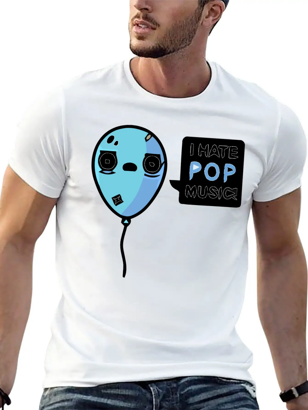 Pop Music Stylish Everyday T-Shirt – Unisex Basic Cotton Tee