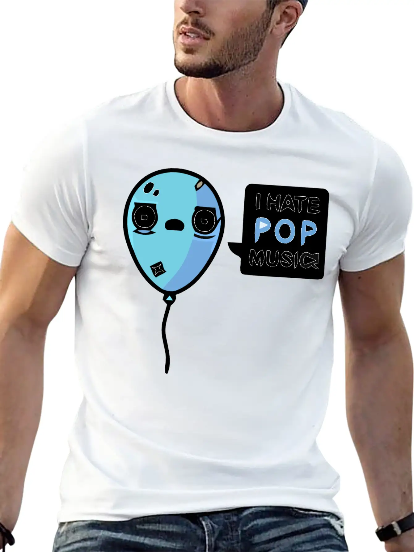 Pop Music Stylish Everyday T-Shirt – Unisex Basic Cotton Tee