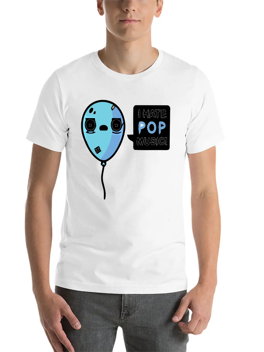 Pop Music Stylish Everyday T-Shirt – Unisex Basic Cotton Tee